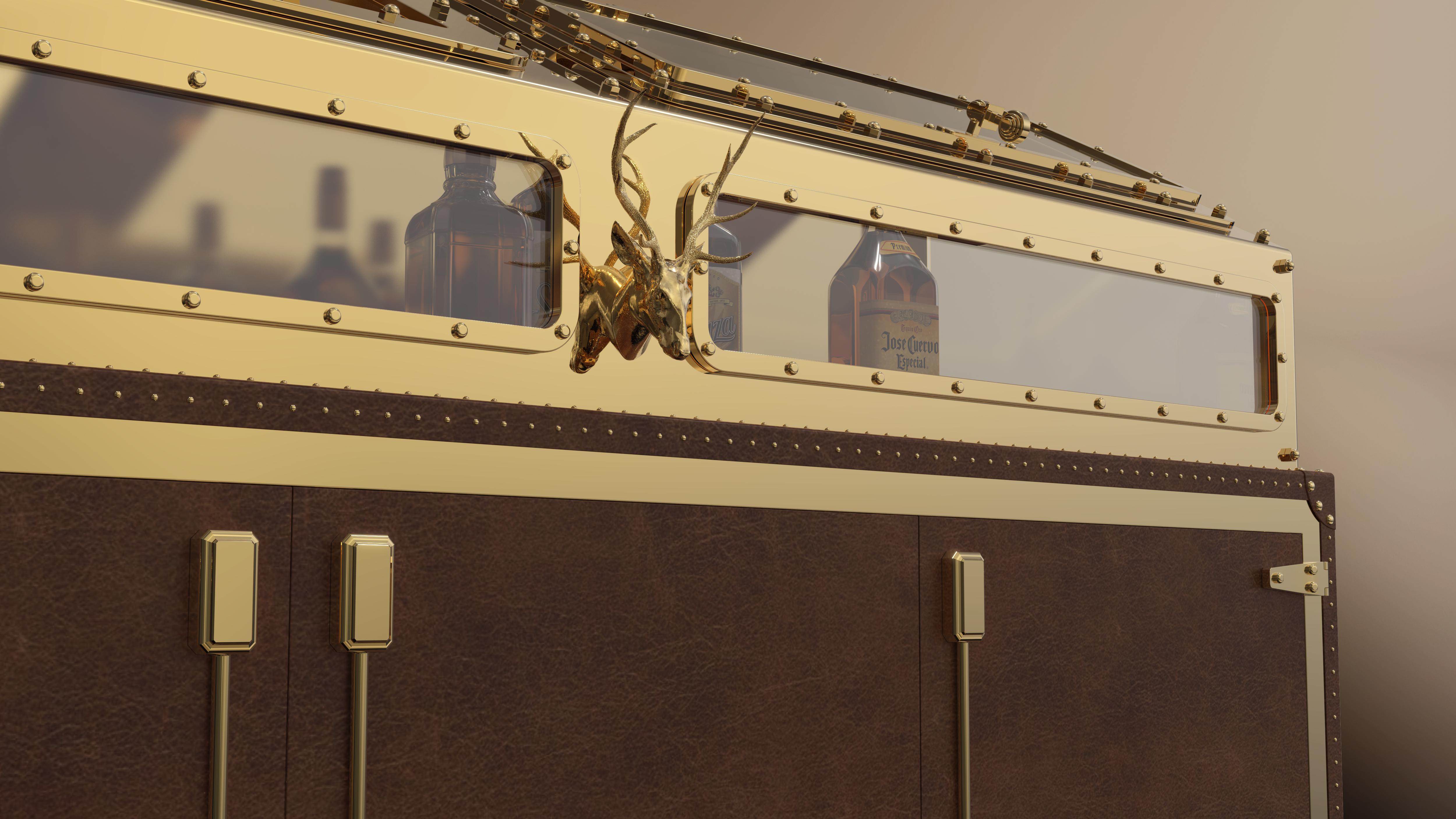 Contemporary Scotch Whisky Cabinet by GORDON GU For Sale