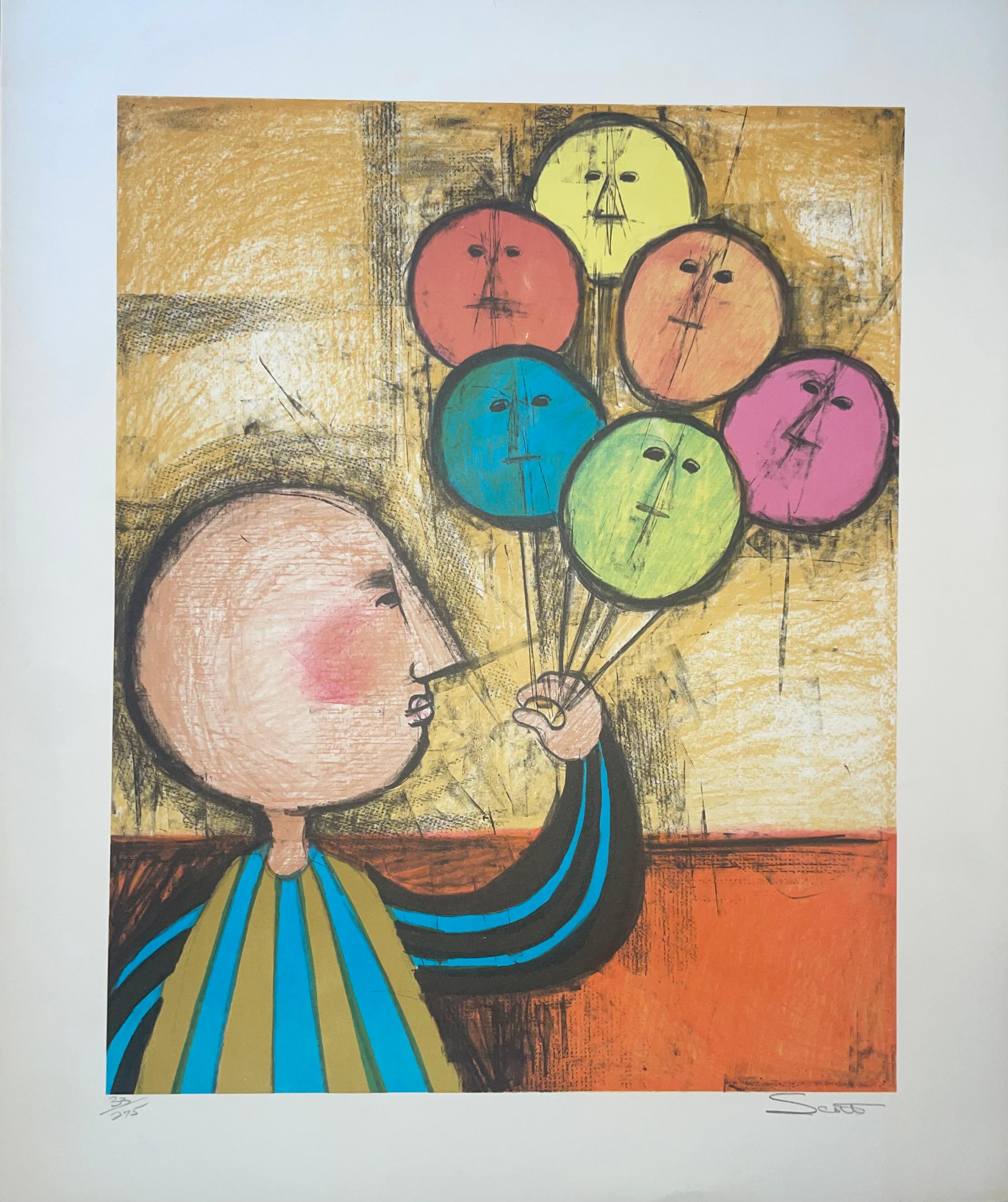 Hombre de los globos - Print de Scott