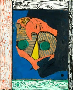 Souvenir, 2013, Scott Anderson, Oil, Paper, Figurative Abstraction