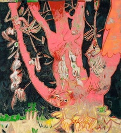 Suregum, 2015, Scott Anderson, Oil, Oil Crayon, Canvas, Figurative Abstraction