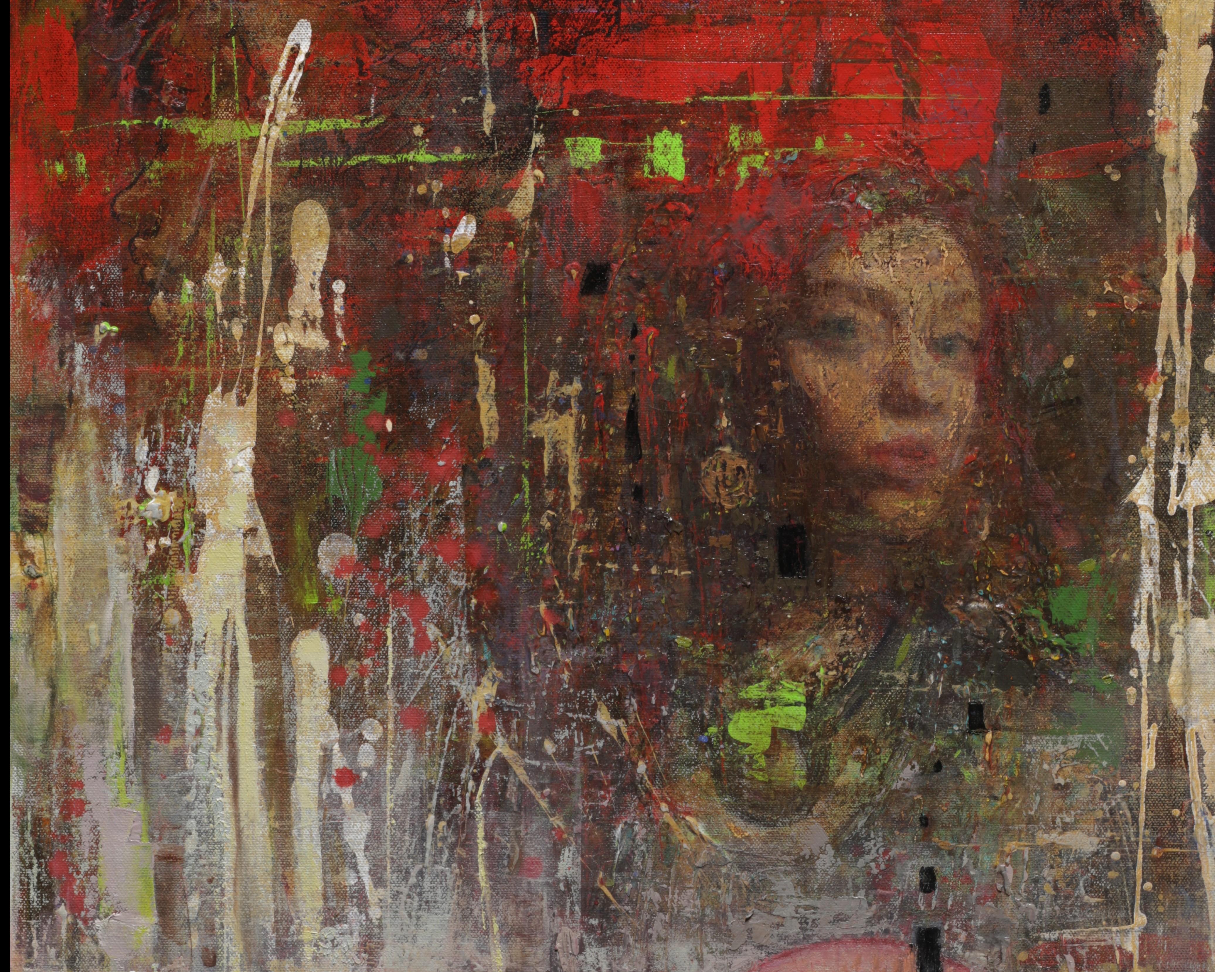 « A Friend from Nowhere » (2024) de Scott Burdick, peinture à l'huile originale 3