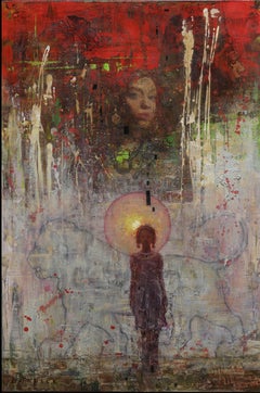 „Ein Freund aus dem Nichts“ (2024) von Scott Burdick, Original-Ölgemälde