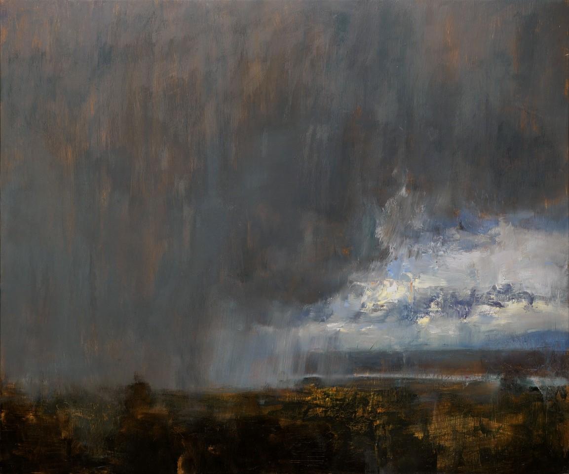"Columbia Rain" Oil Painting
