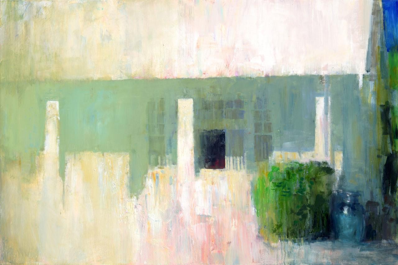 Scott Conary Still-Life Painting - "Piano House" Oil Painting