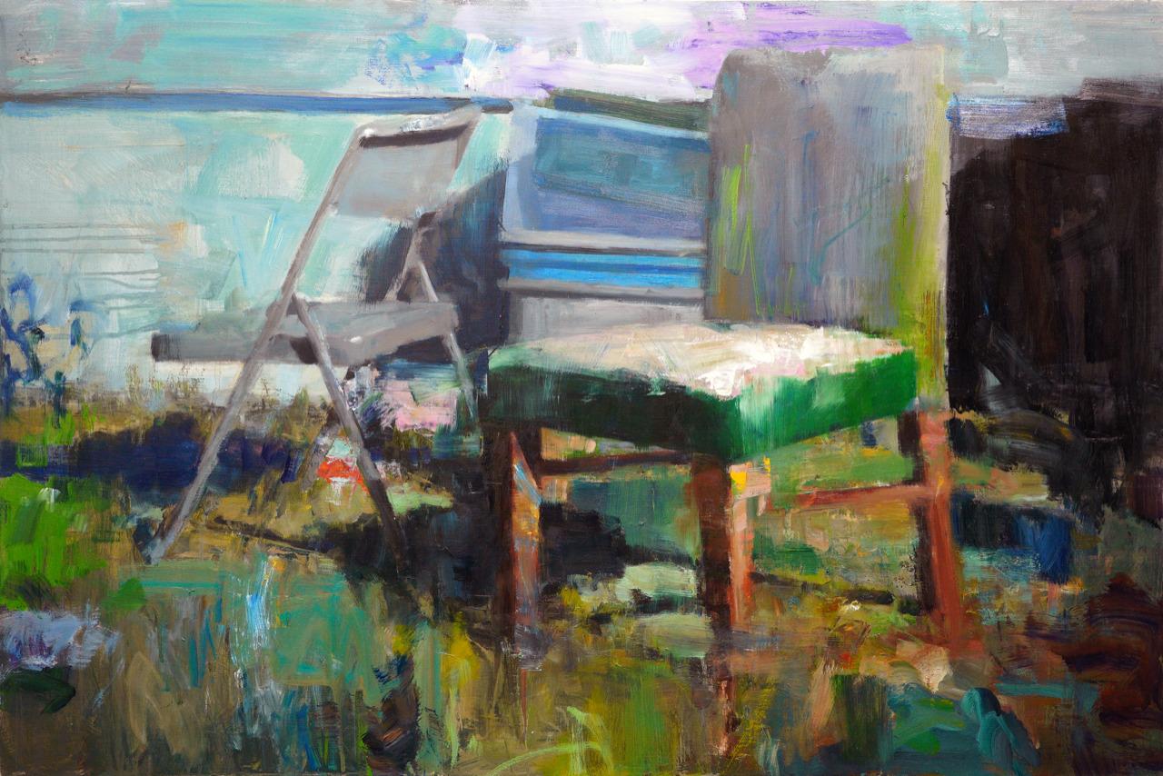 Still-Life Painting Scott Conary - Peinture à l'huile « La conversation »
