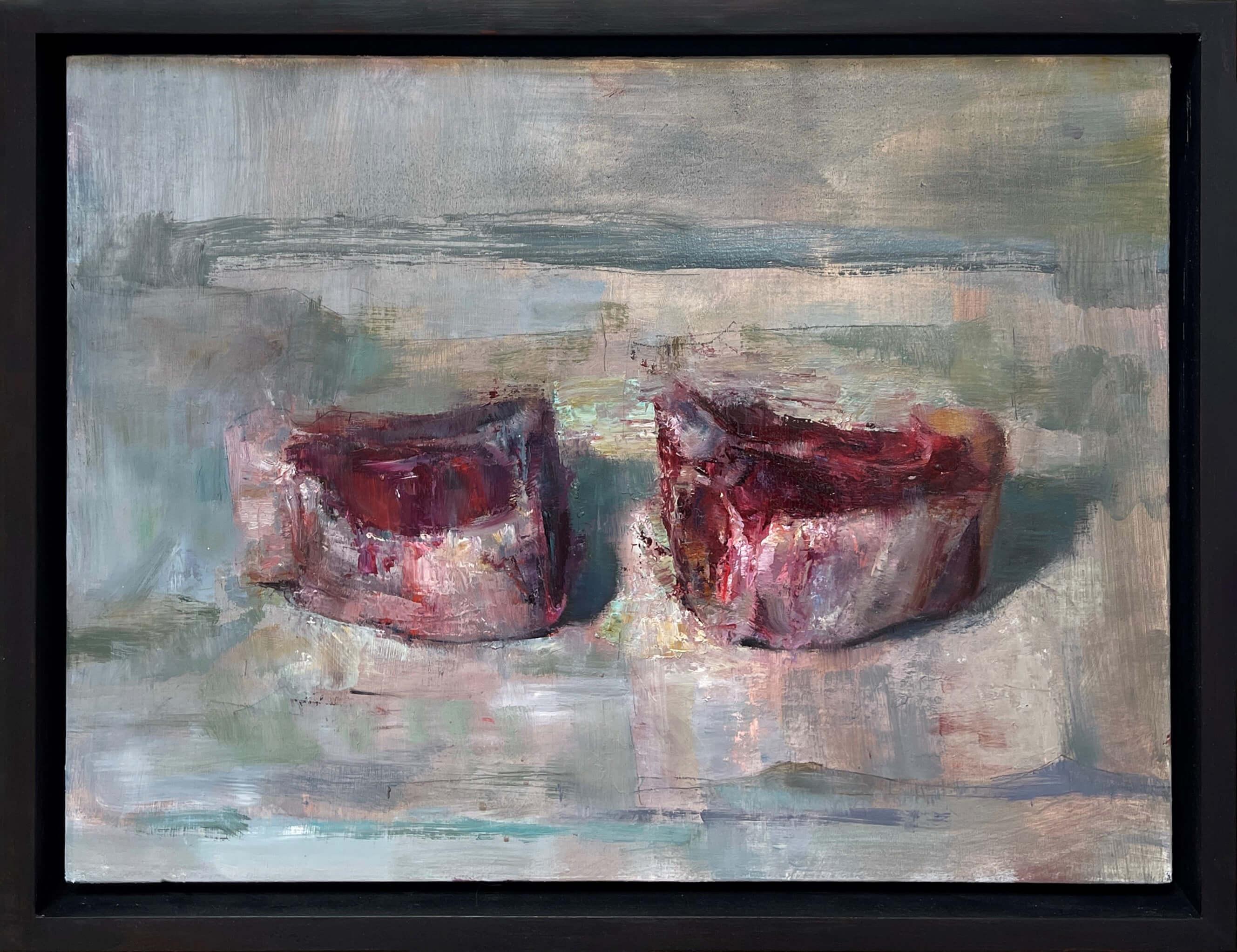 „Two“ (2025) von Scott Conary, impressionistisches Stillleben, Ölgemälde auf Tafel, Stillleben im Angebot 1