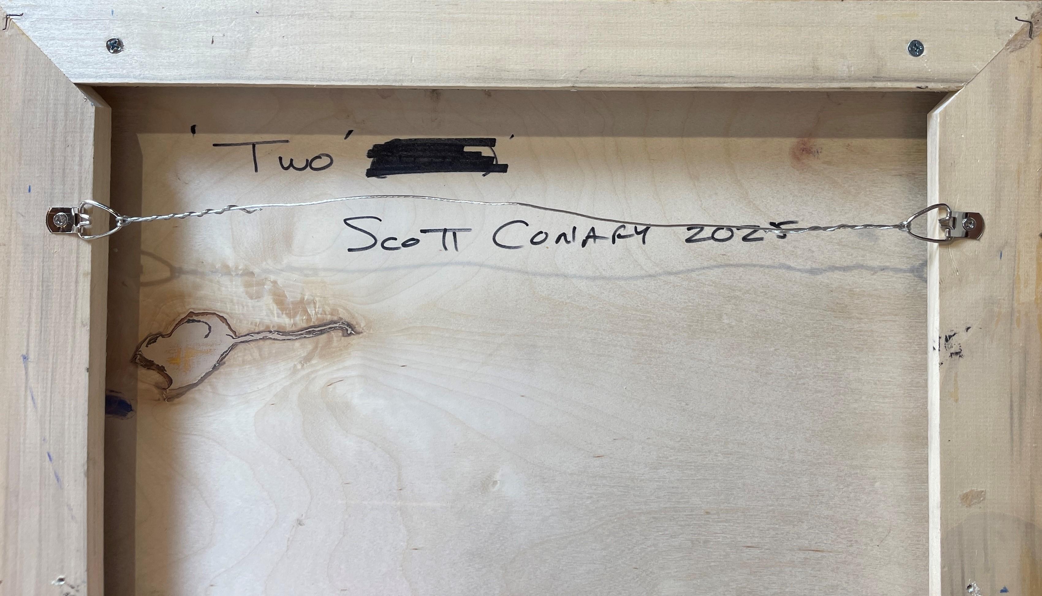 „Two“ (2025) von Scott Conary, impressionistisches Stillleben, Ölgemälde auf Tafel, Stillleben im Angebot 3