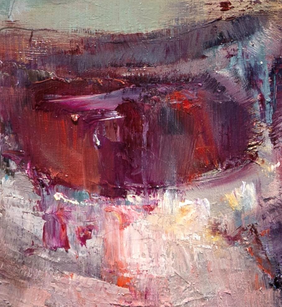 „Two“ (2025) von Scott Conary, impressionistisches Stillleben, Ölgemälde auf Tafel, Stillleben im Angebot 5