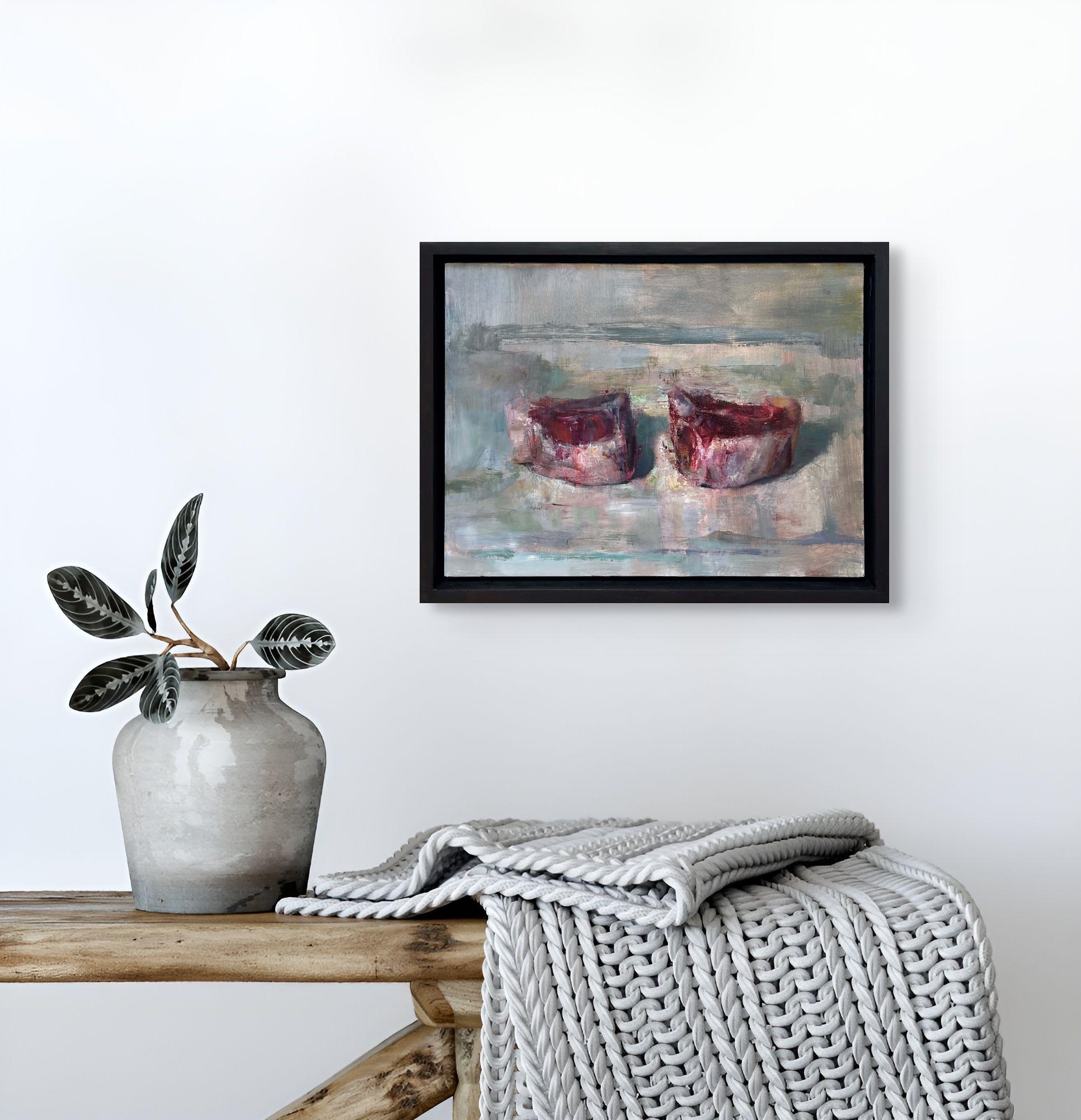 „Two“ (2025) von Scott Conary, impressionistisches Stillleben, Ölgemälde auf Tafel, Stillleben im Angebot 10