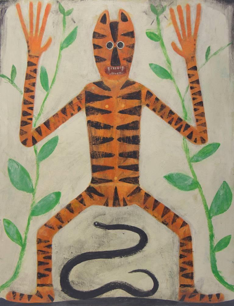 Scott Daniel Ellison Figurative Painting - Tiger