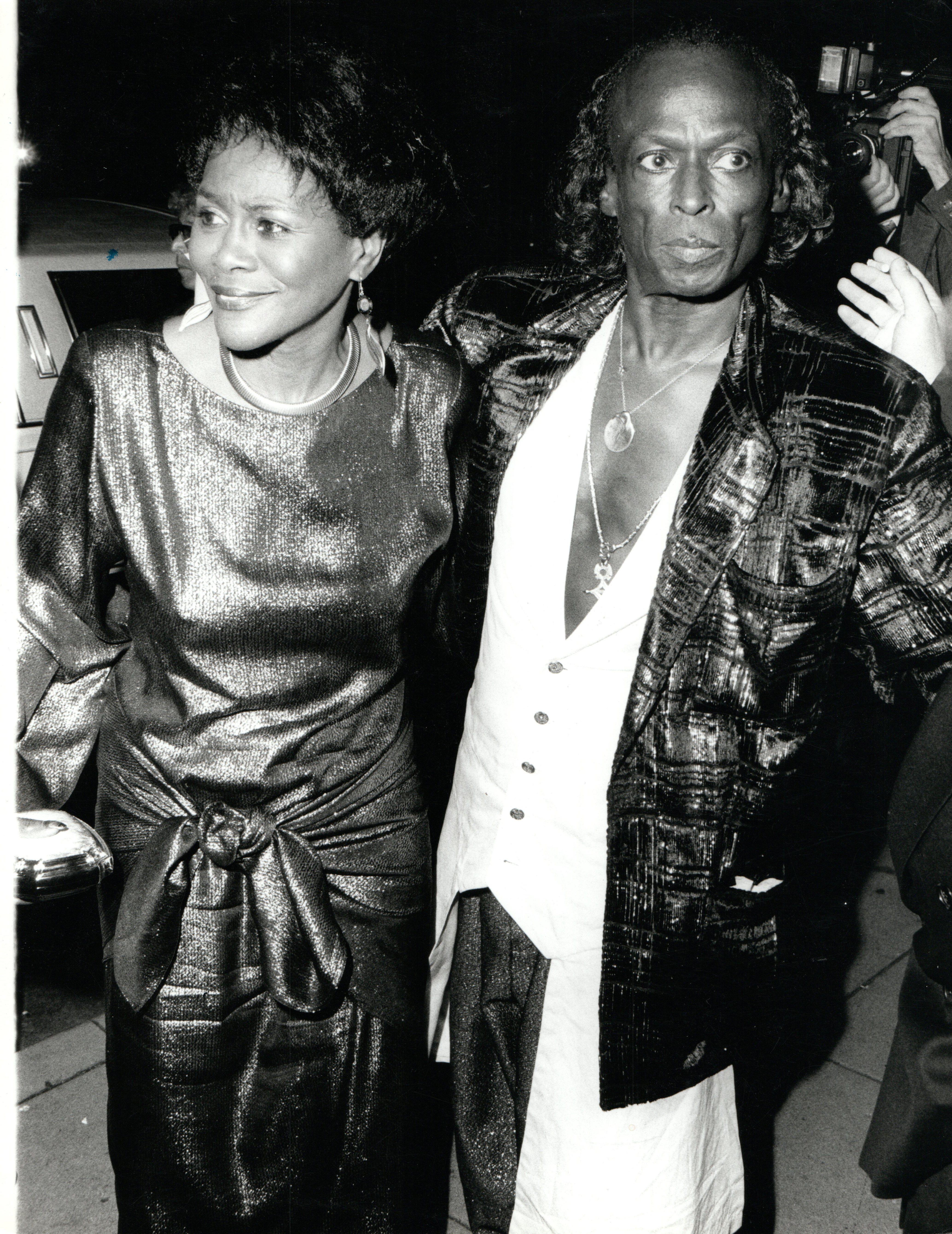 Scott Downie Black and White Photograph - Miles Davis and Cisley Tyson in Beverly Hills Vintage Original Photograph