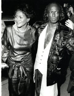 Miles Davis and Cisley Tyson in Beverly Hills Vintage Original Photograph