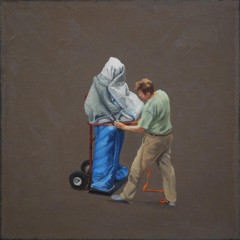 Scott Duce Figurative Painting - Art Mover