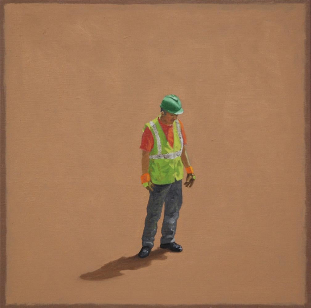 Scott Duce Figurative Painting - Construction Worker