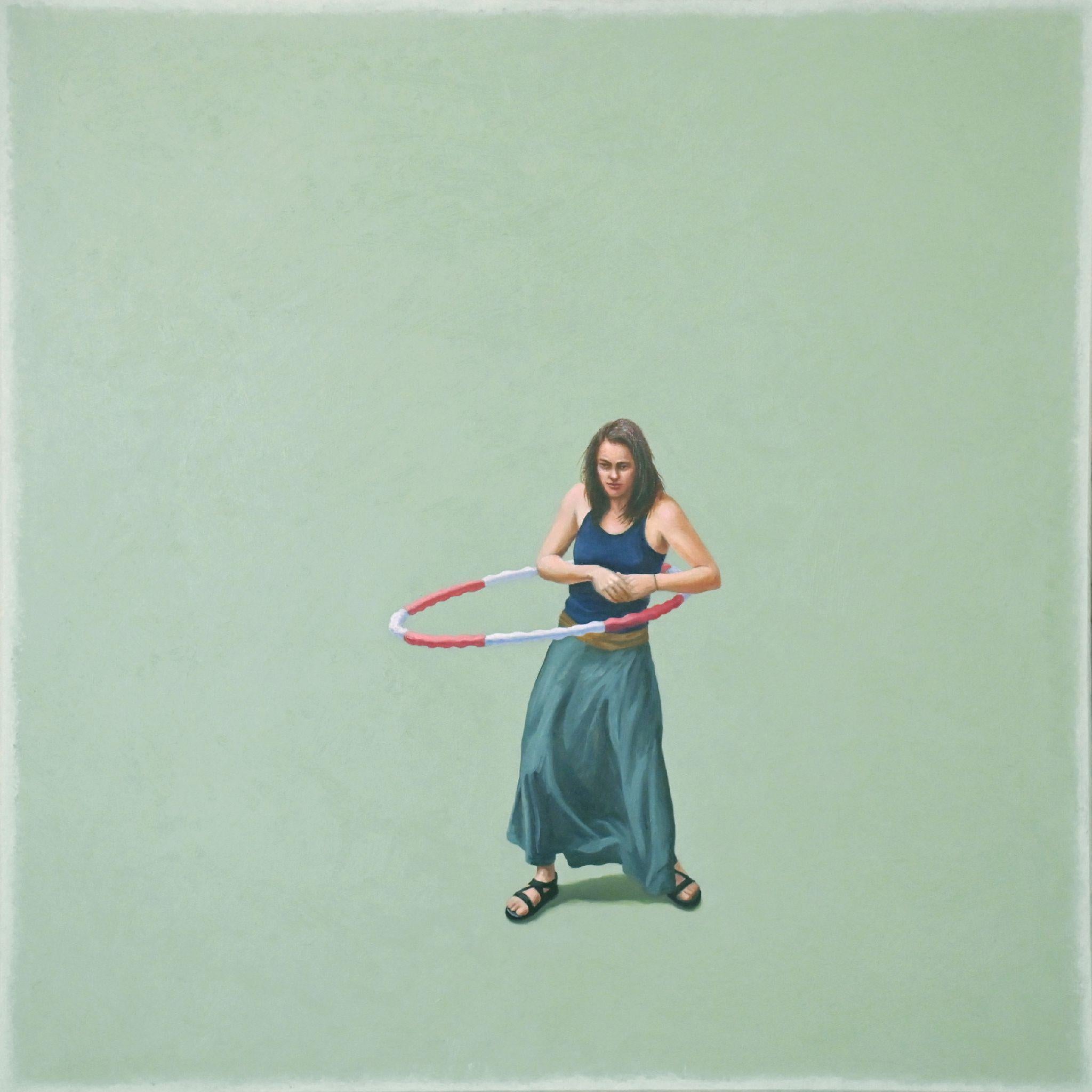 Scott Duce Figurative Painting - Hula-Hoop