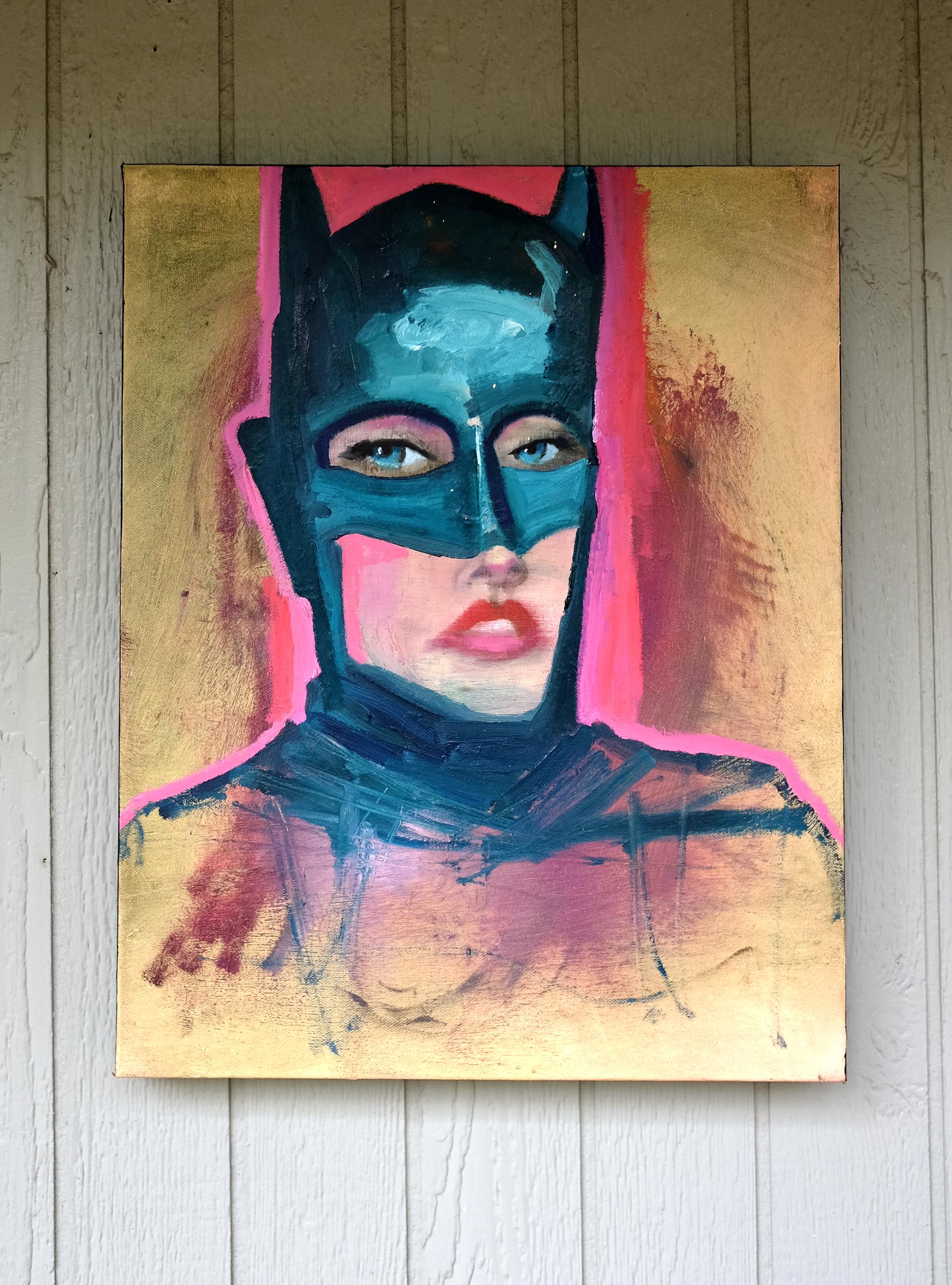 A Masked Girl, Original Painting For Sale 1