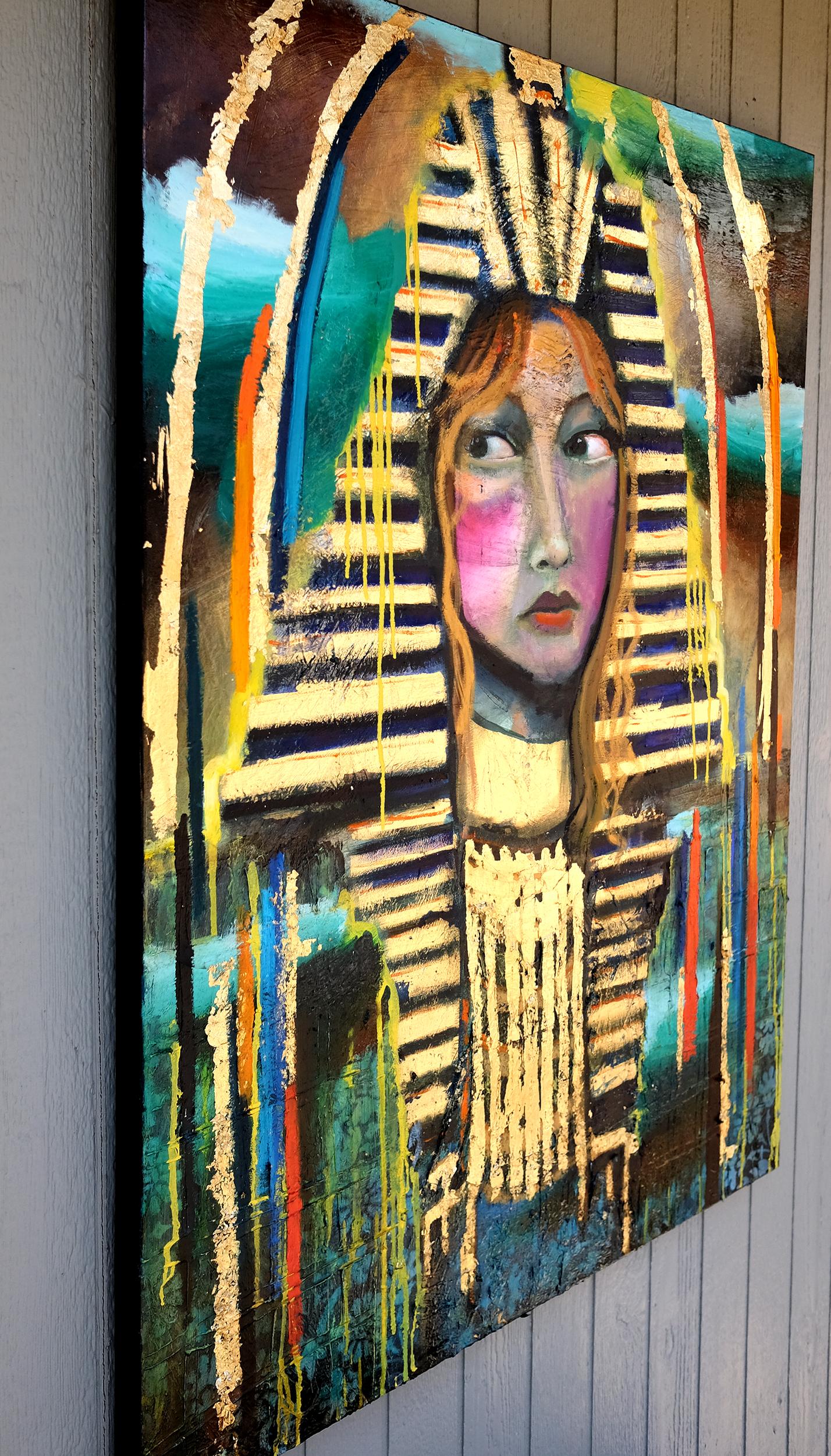 <p>Artist Comments<br>Artist Scott Dykema shares a vibrant image of an Egyptian lady. Part of his exciting series of powerful portraits of women as leaders. 