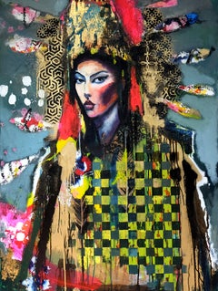 Tocado y Halo, Pintura Original