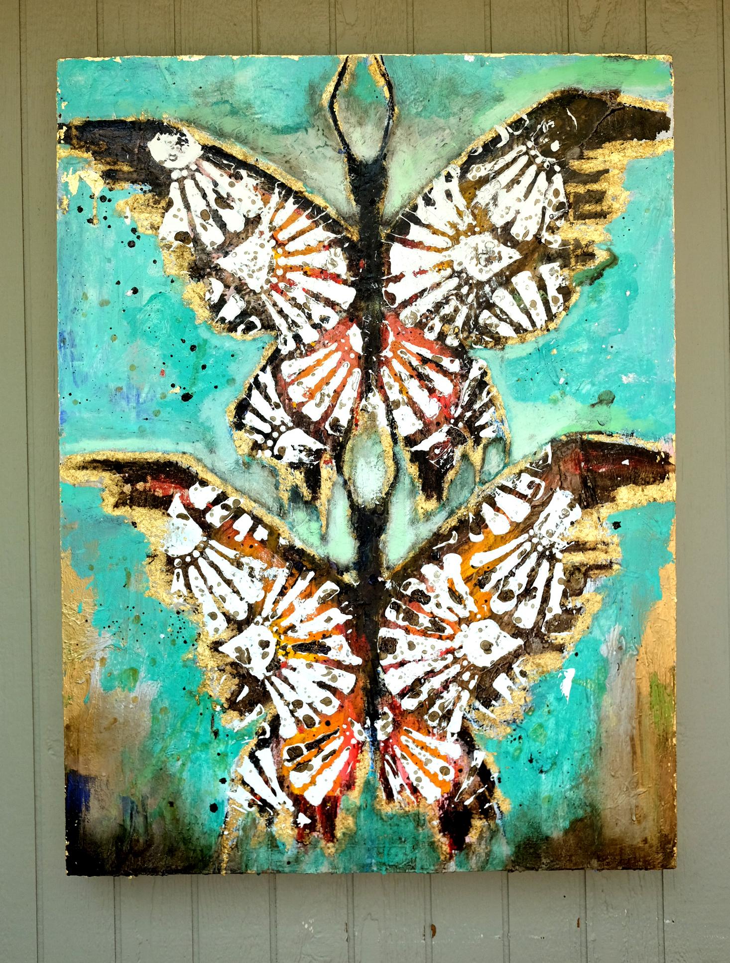 Ensemble, peinture originale - Contemporain Mixed Media Art par Scott Dykema