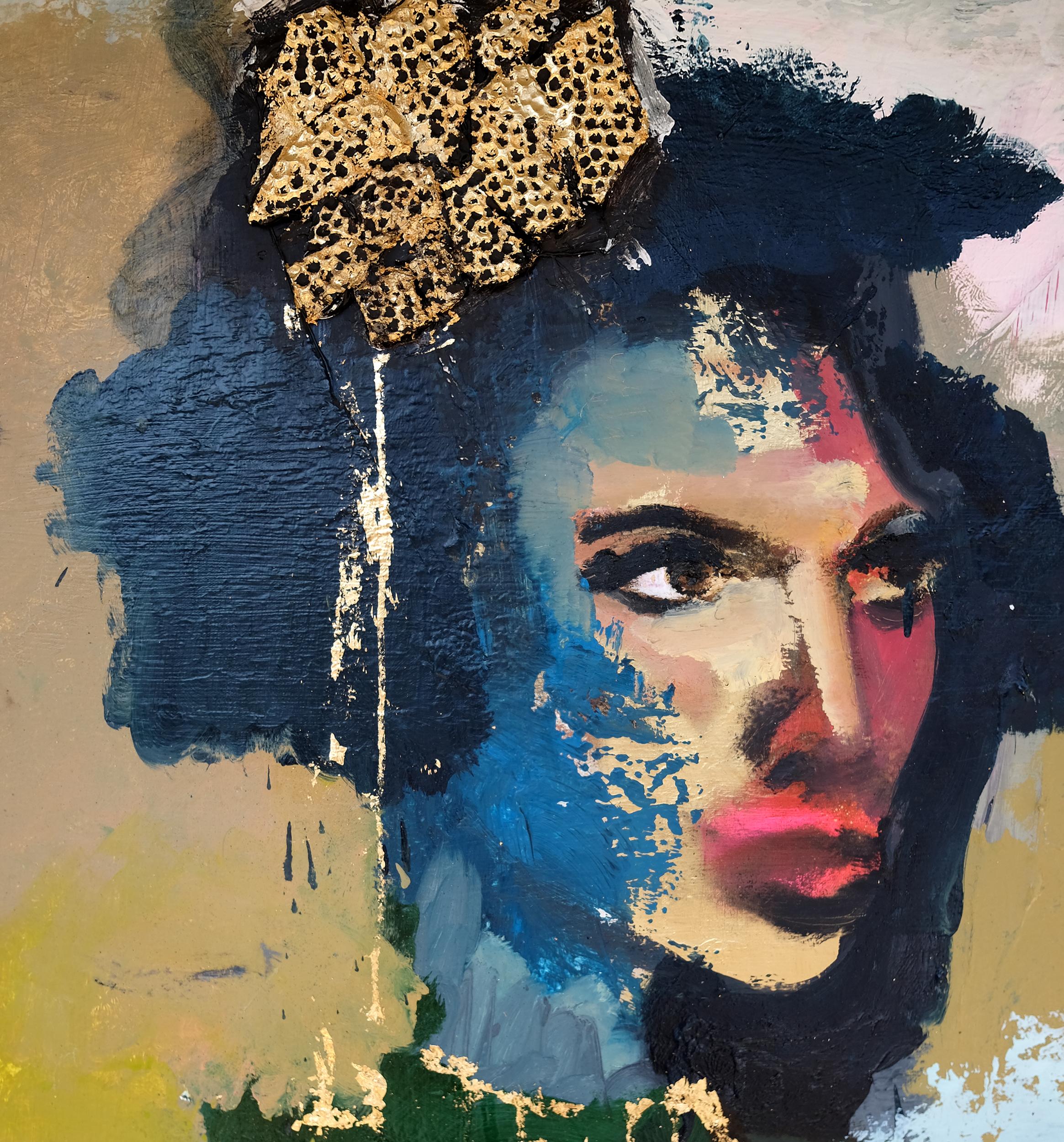 Plus qu'une simple expression, peinture d'origine - Contemporain Mixed Media Art par Scott Dykema