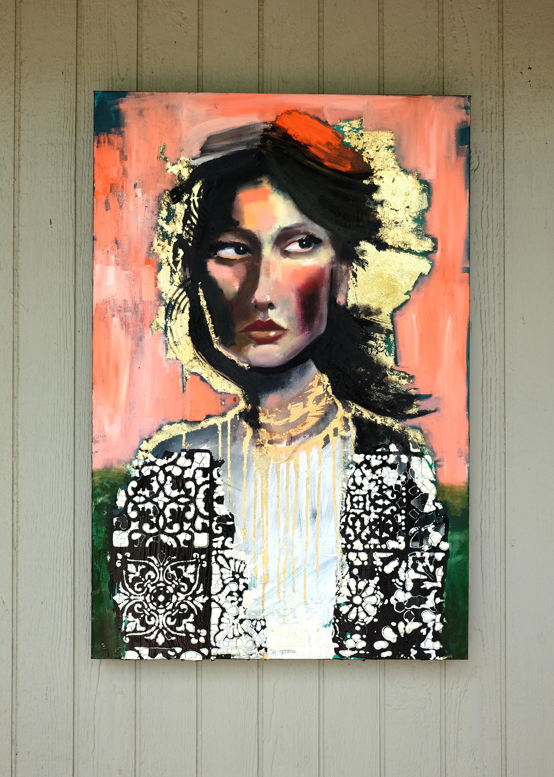 <p>Artist Comments<br>Artist Scott Dykema presents a portrait of a beautiful lady as part of his series of powerful women. The composition touches on combinations of beauty and strength. 