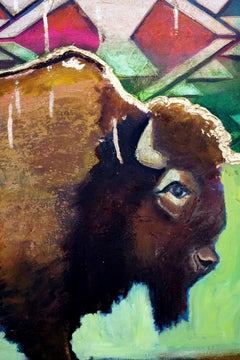 With Golden Clouds Raining Down, Original Painting