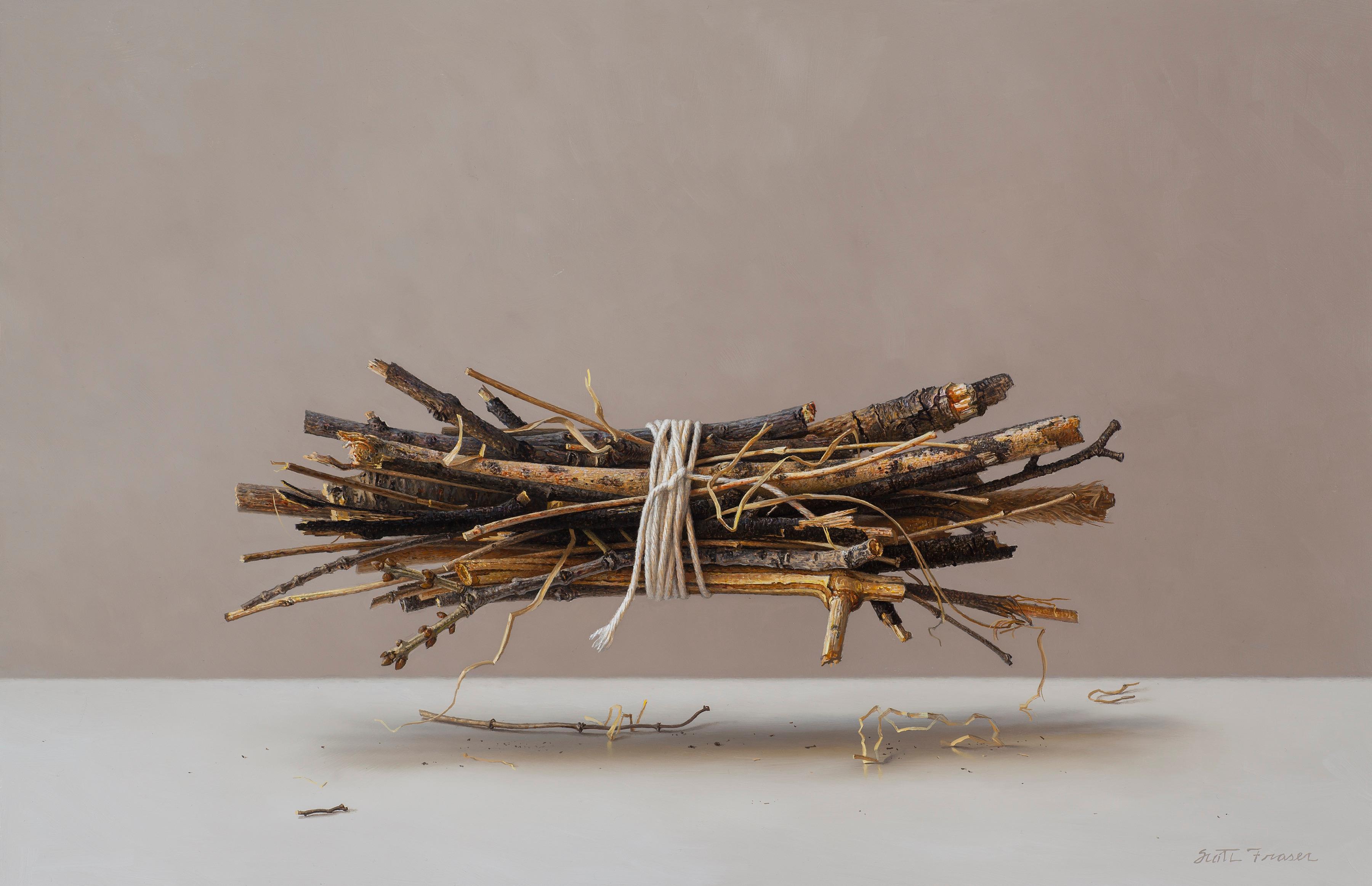 Scott Fraser "Sticks from Thompson Park" Oil Painting For Sale at 1stDibs