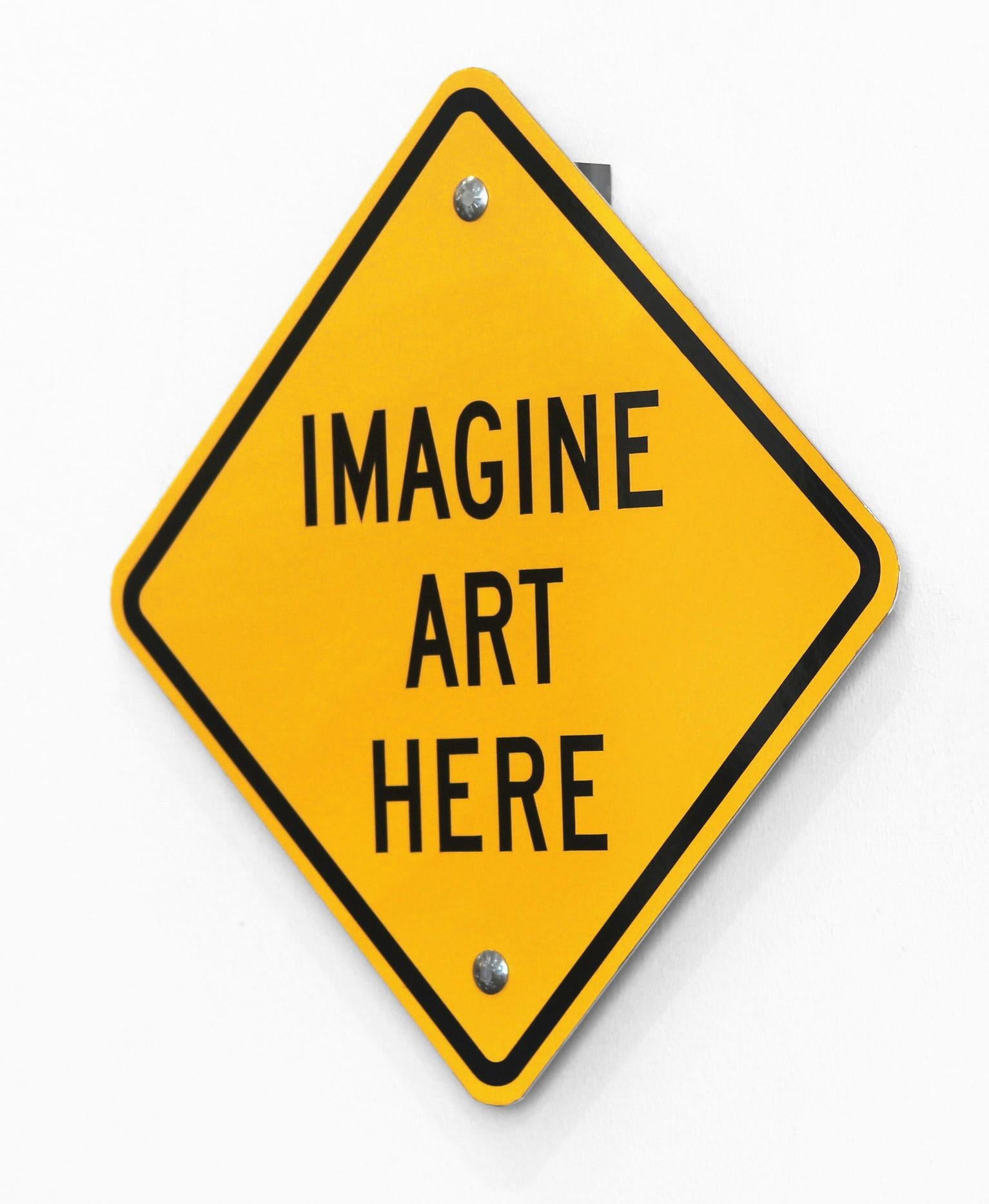 Imagine Art Here VII -  Steel Sculpture - Pop Art Print by Scott Froschauer