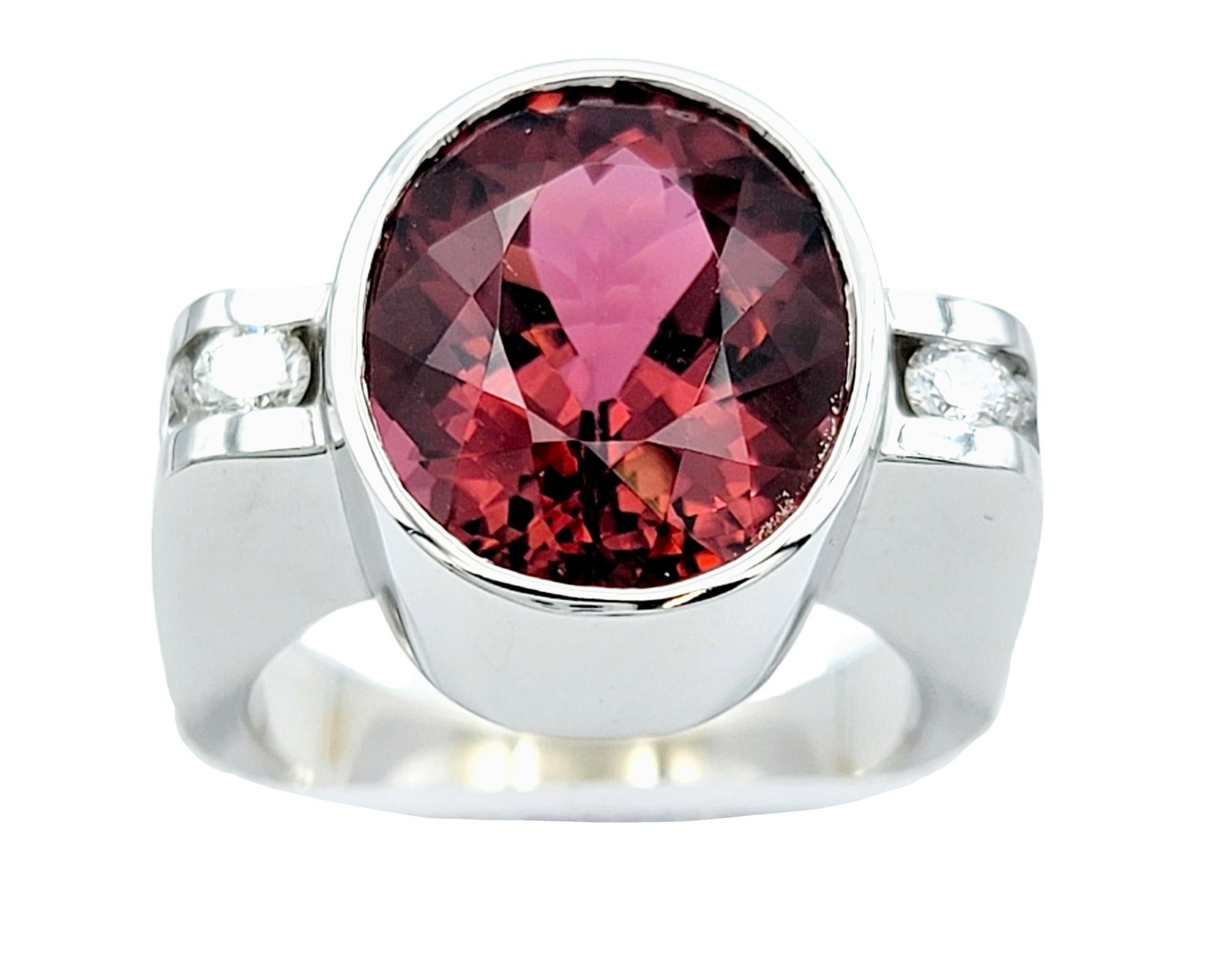 Ring size: 4.5

Elevate your fine jewelry collection with this stunning Scott Gauthier rubellite tourmaline & diamond ring. This contemporary masterpiece effortlessly blends sophistication with modern design, making it a true showstopper.

At the