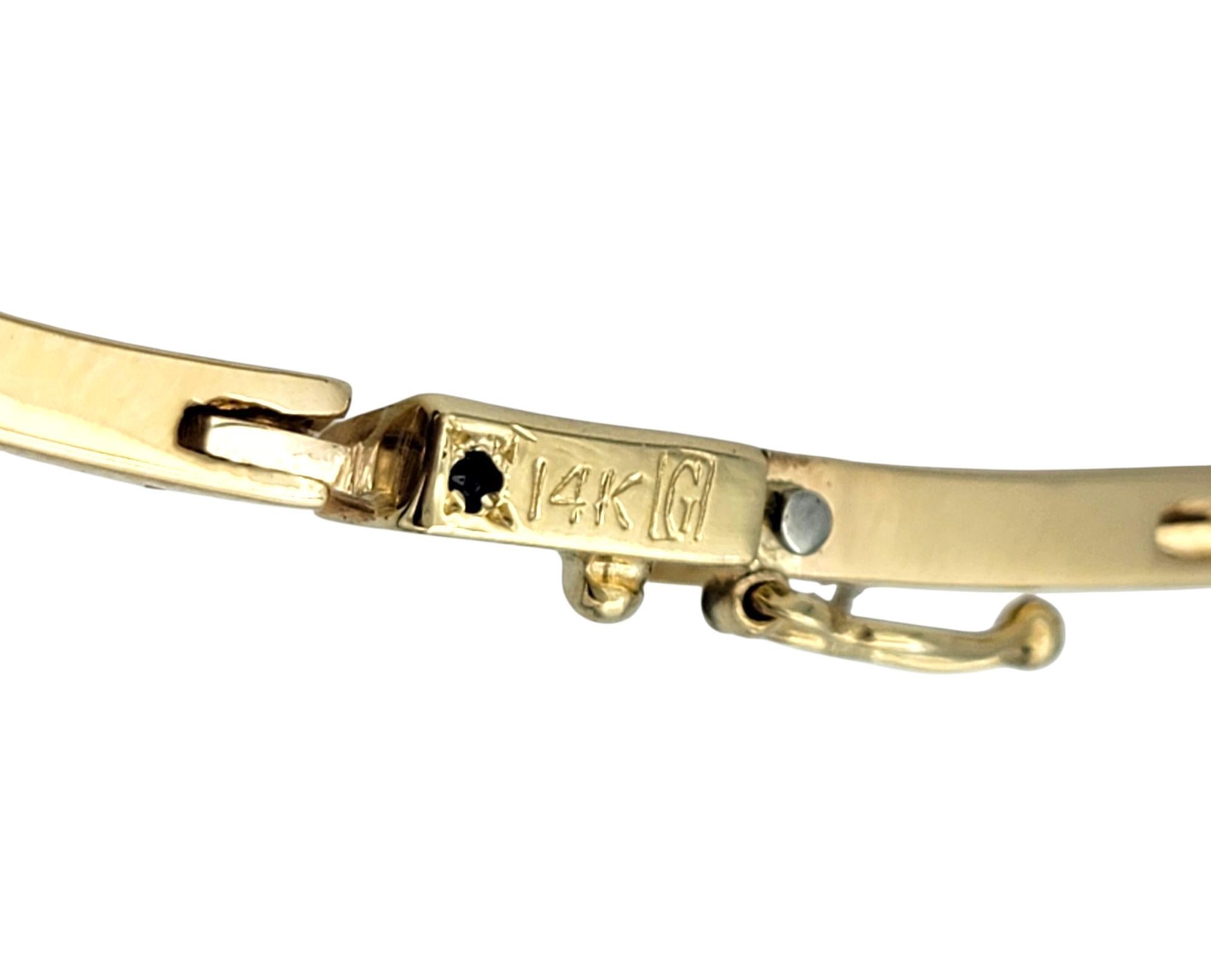 Scott Gauthier Round Diamond Choker Necklace in Polished 14 Karat Yellow Gold in vendita 1