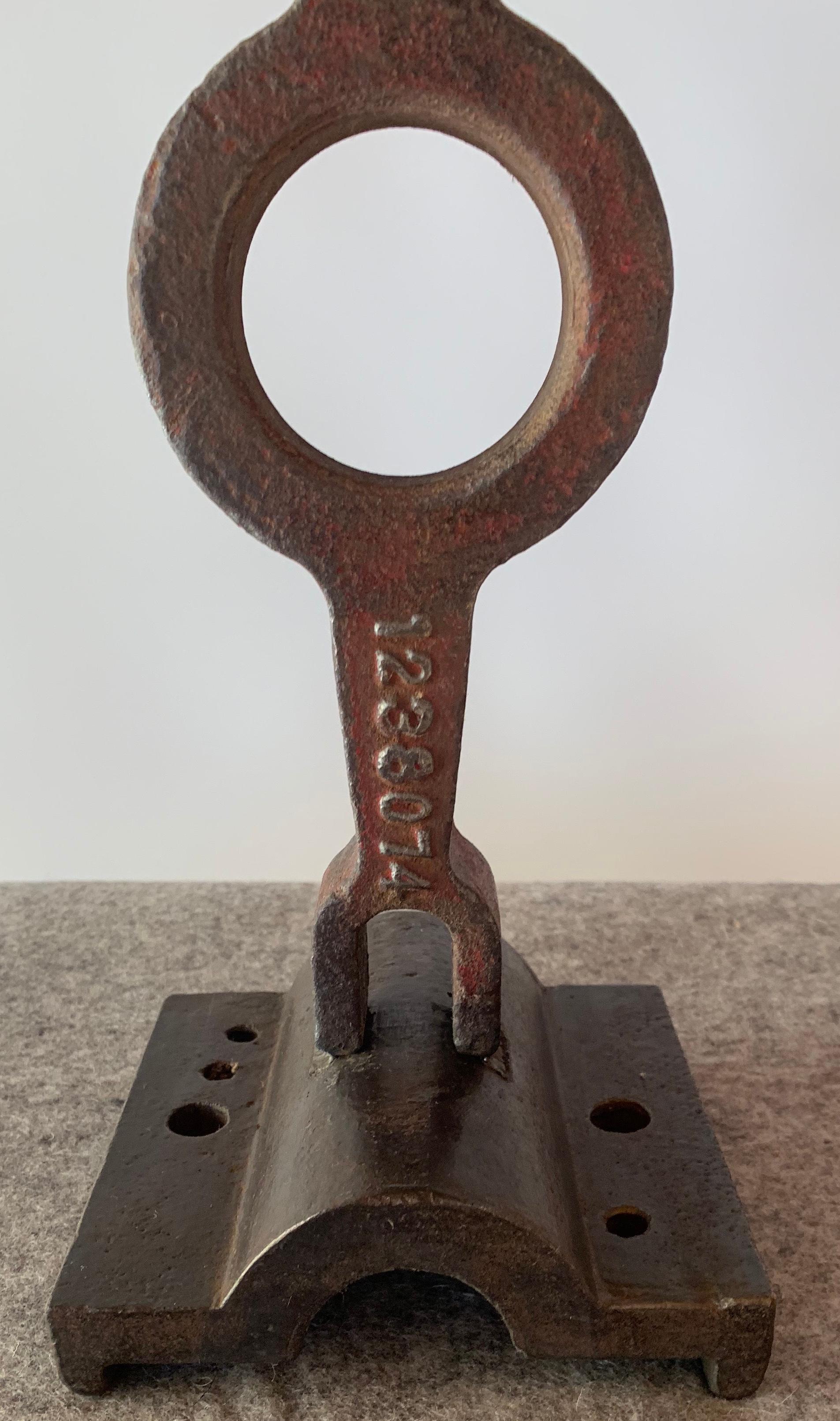 Woman
welded steel
Measures: 5 x 5 x 13 in.

Artist statement:

I seldom use stock material, but prefer distressed and rusted steel that has been scarred, bent, and made imperfect. In this state, the material becomes quite beautiful. There are