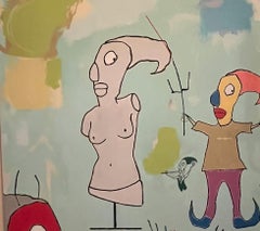 Acrylic on Canvas: 'Charm School'