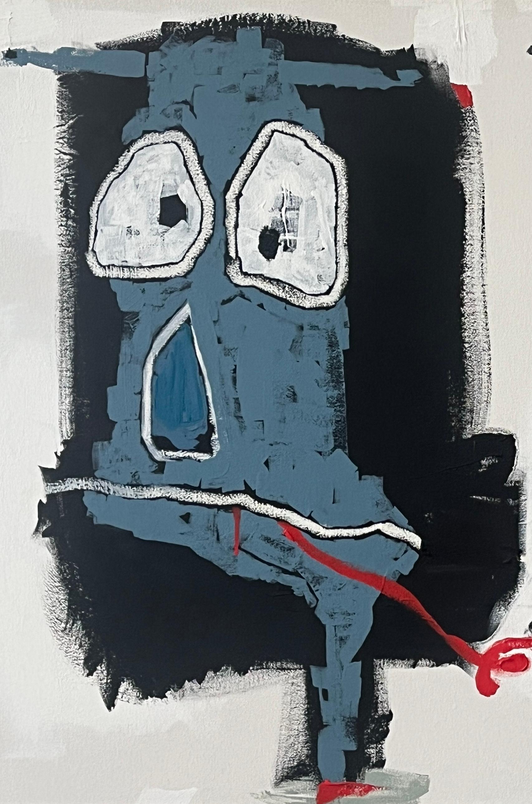 Acrilico su tela: 'Lingua legata' - Painting di Scott Harbison