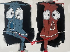 Acrylic on Canvas: 'Tongue Tied'