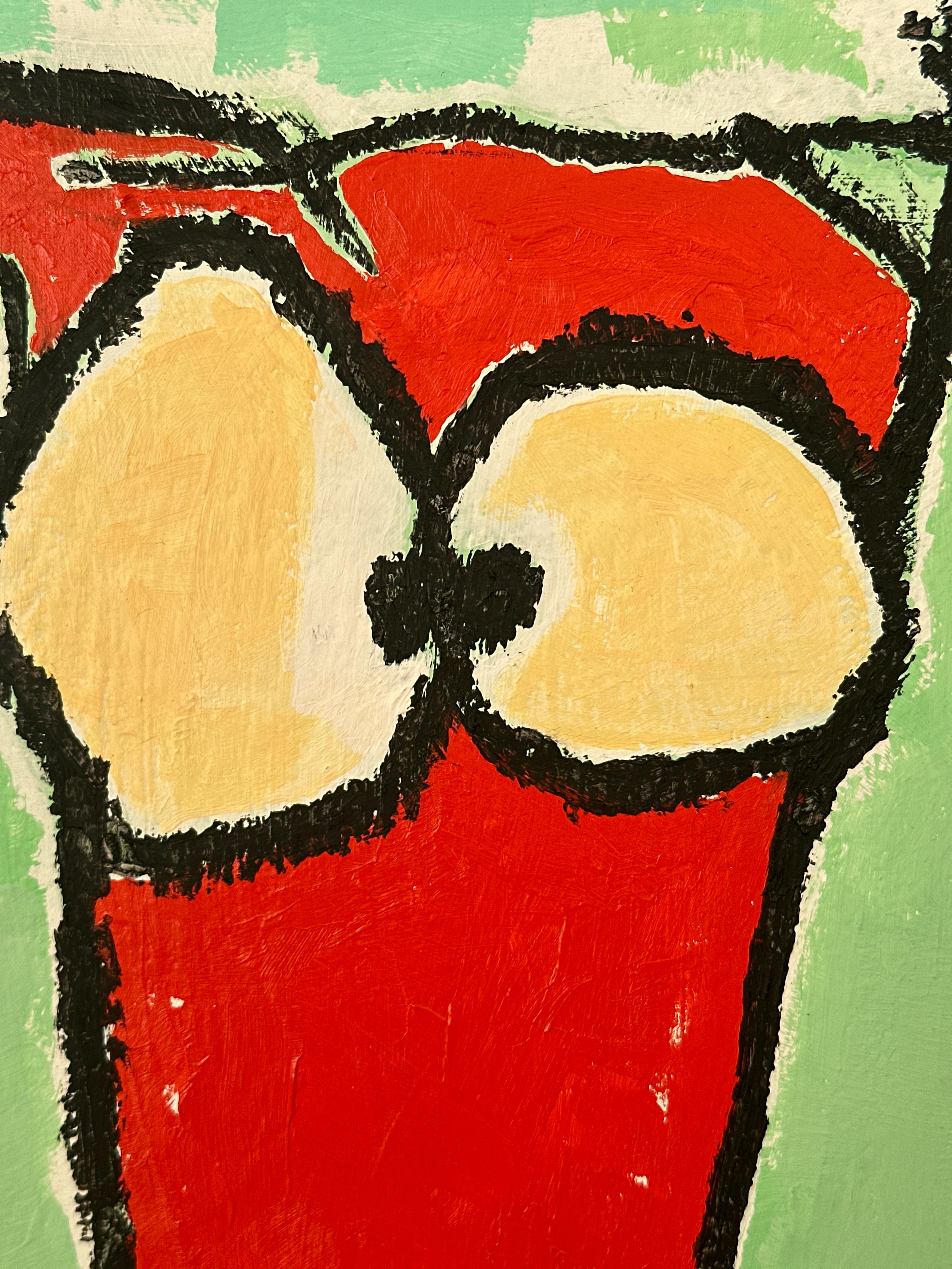 Peggiora le cose - Animal Painting Verde di Scott Harbison