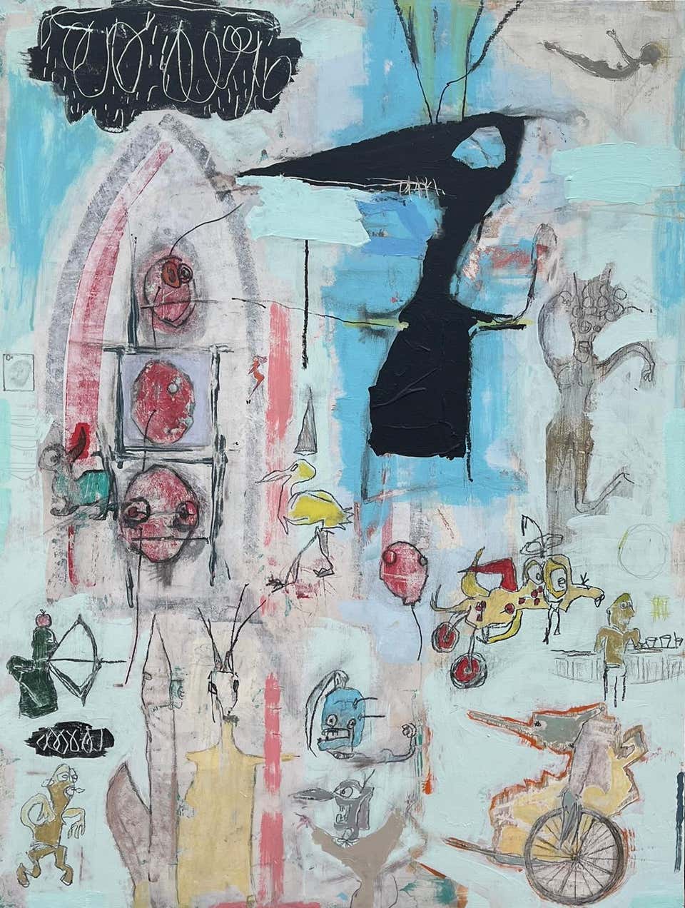 Maud Lewis - White Cat With Flowers and Yarn at 1stDibs | maud lewis ...