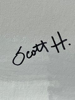 Outsider Art, Acrylic Painting: 'Grass Fed'