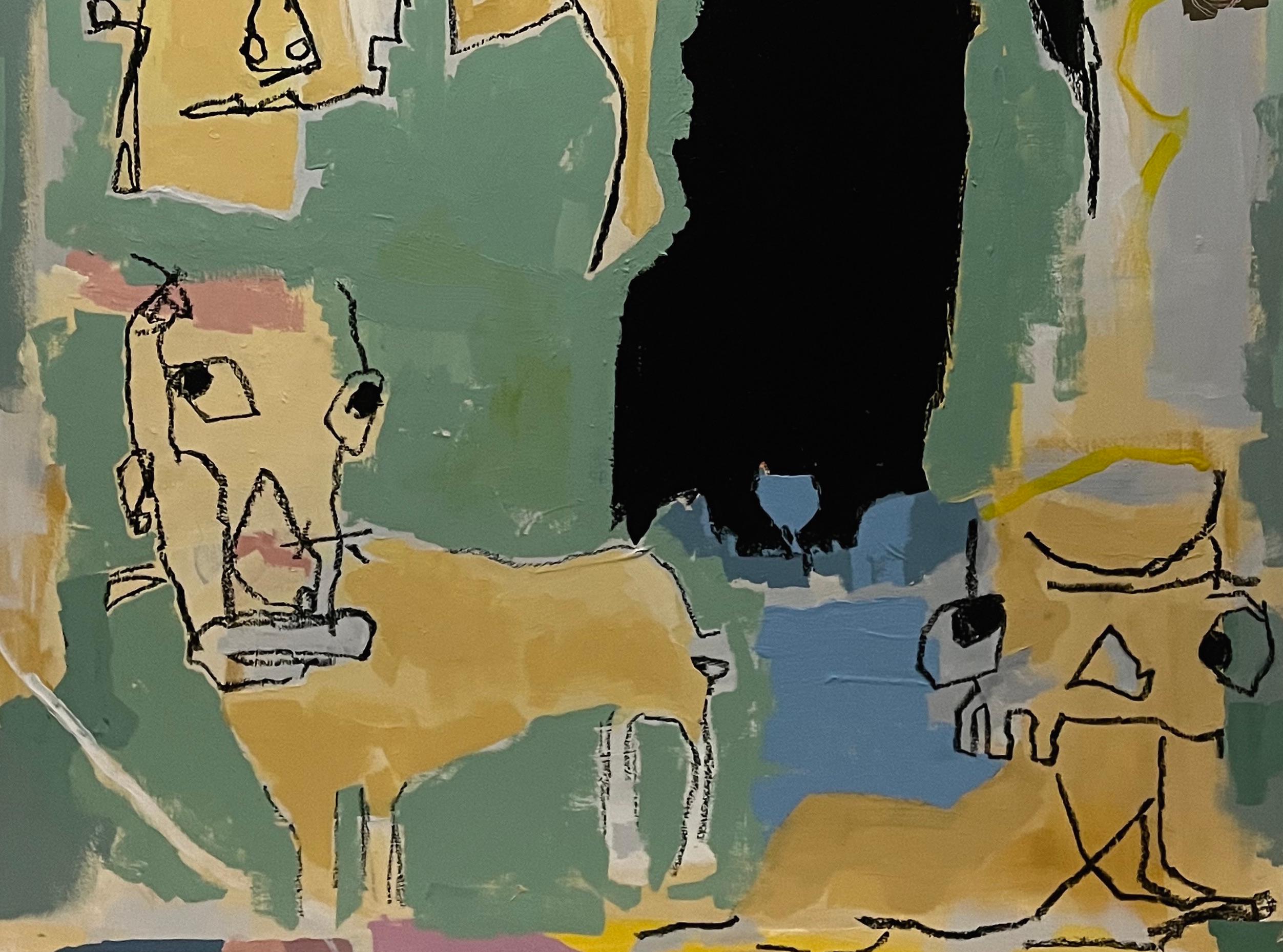 Outsider Art Painting: 'Come See' For Sale 1