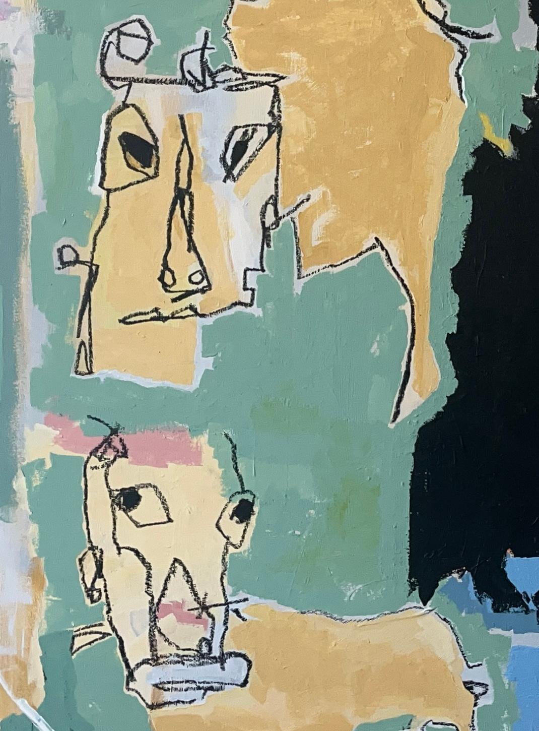 Outsider Art Painting: 'Come See' For Sale 3