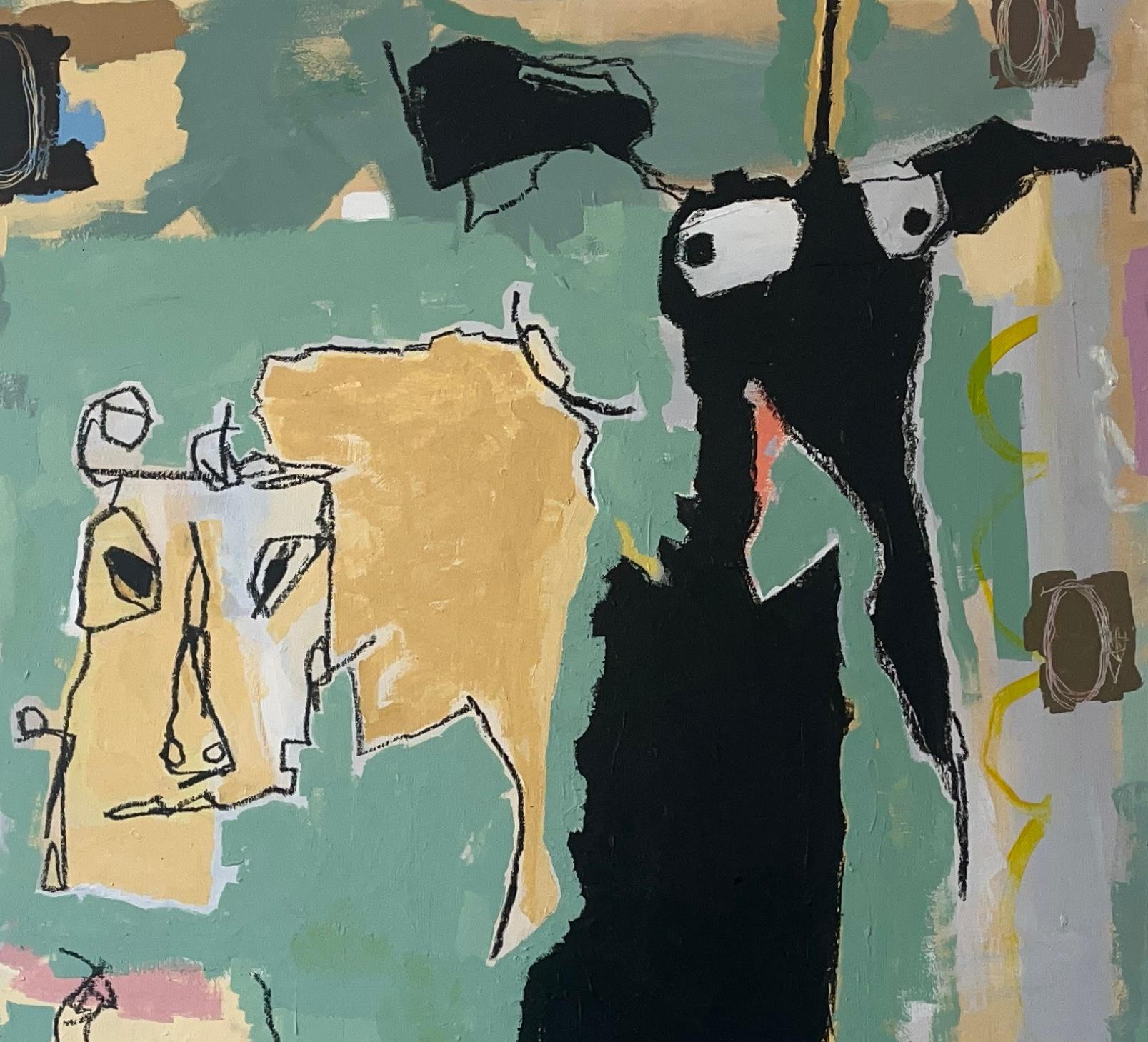 Outsider Art Painting: 'Come See' For Sale 4