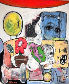 «Una disculpa», pintura en técnica mixta (60 x 74)