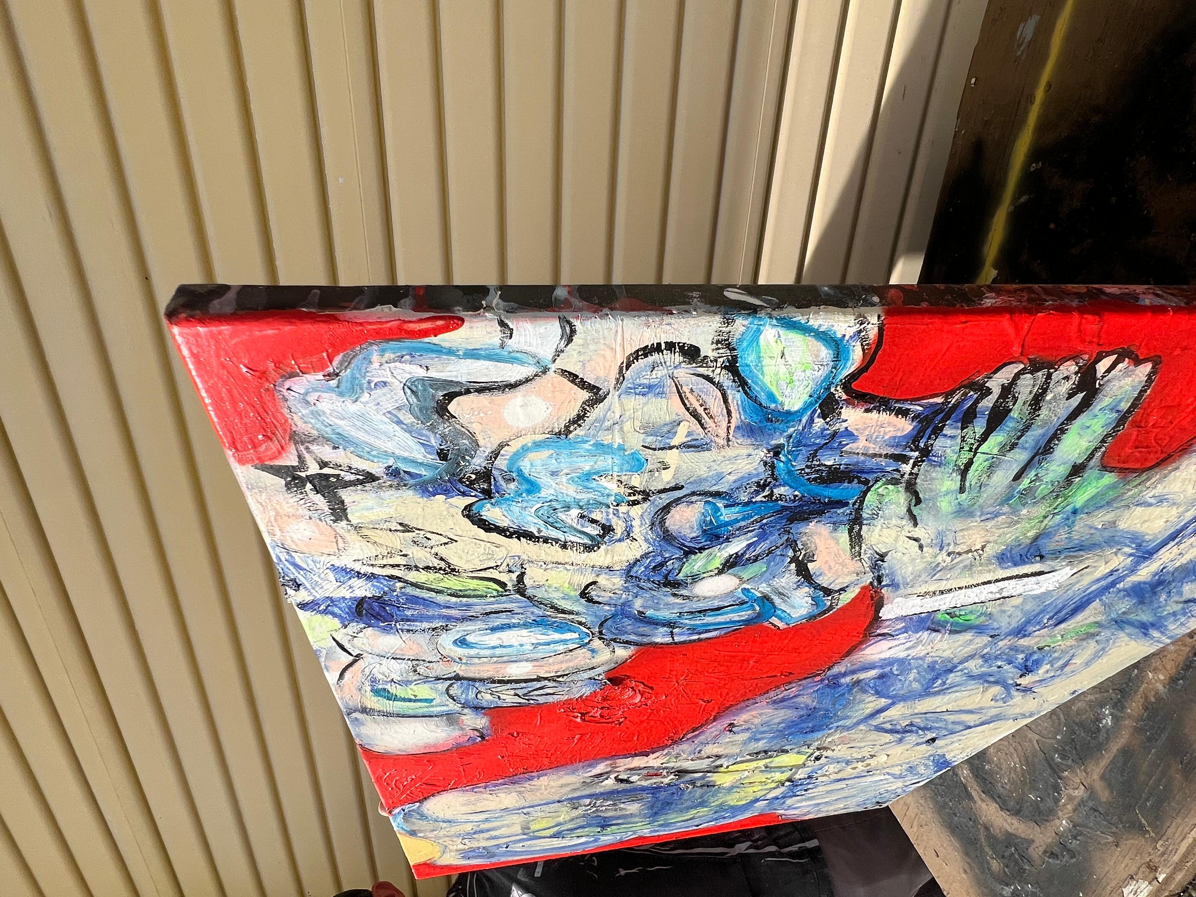 Mixed Media Painting titled 
