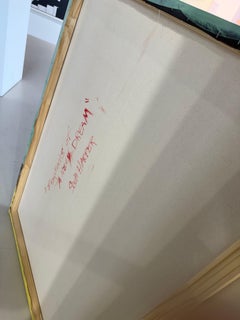 Mixed Media Painting titled “Fragments of a Neon Dream” 48 x 67