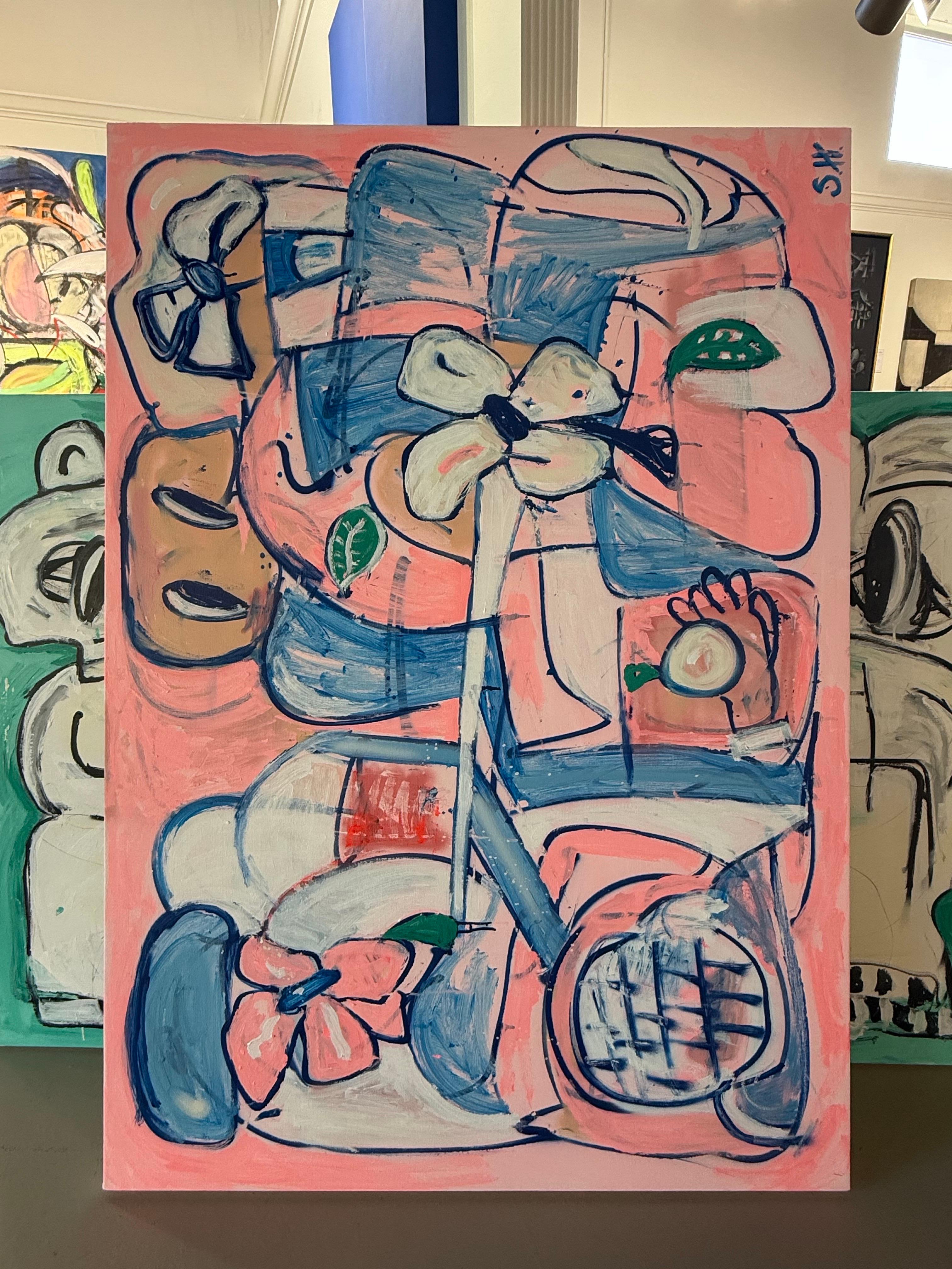Pittura a tecnica mista intitolata 