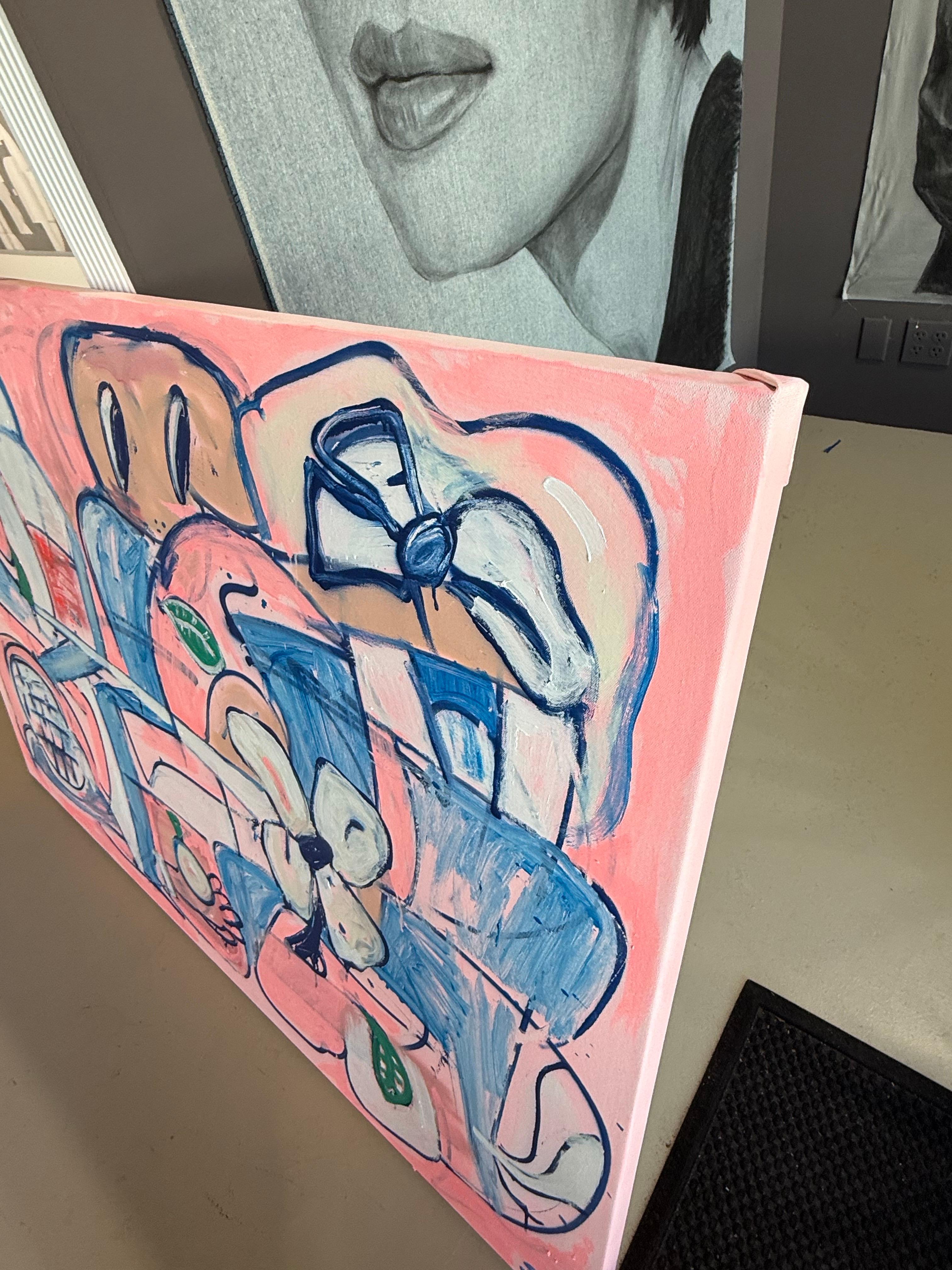 Pittura a tecnica mista intitolata 