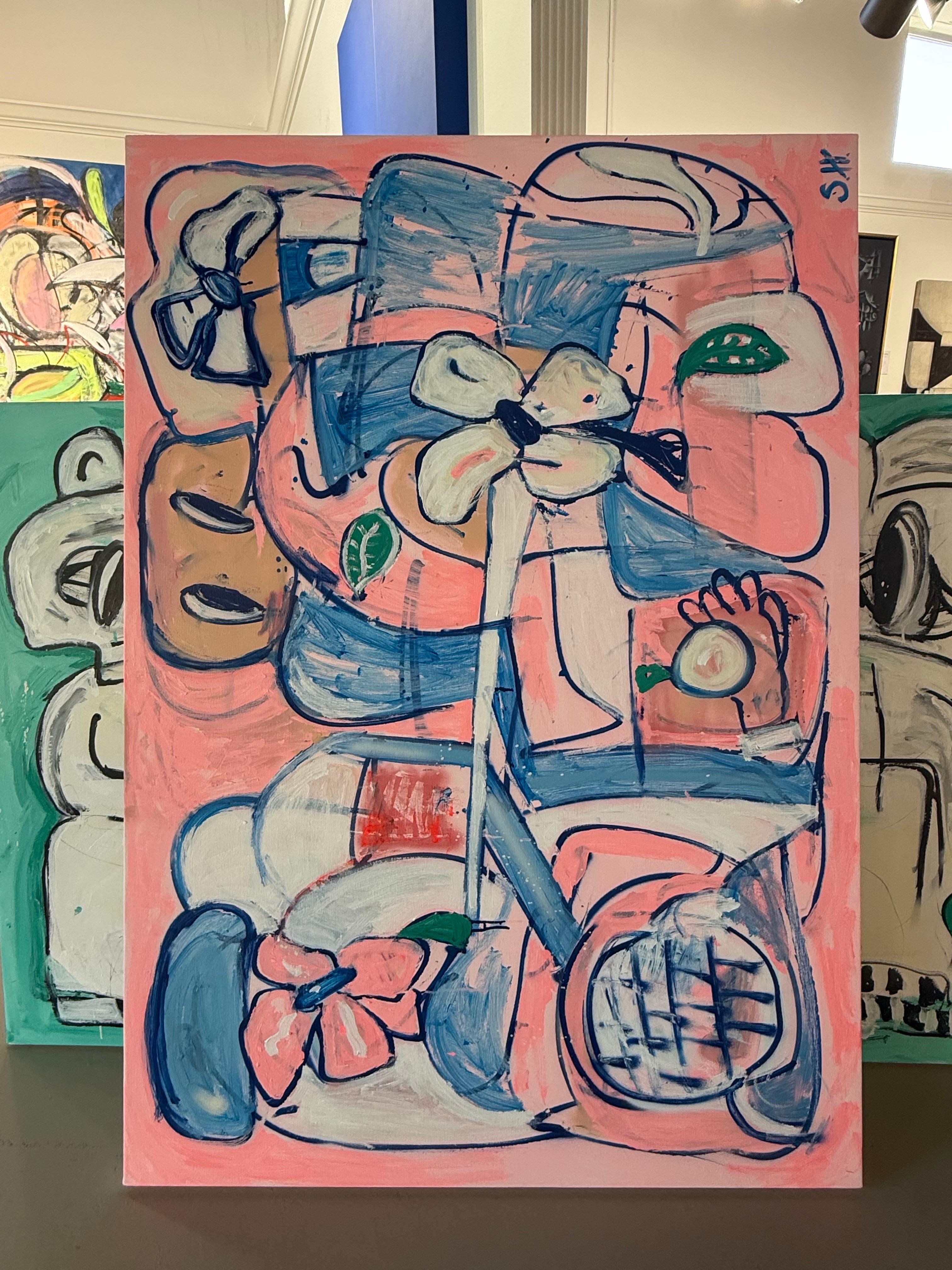 Pittura a tecnica mista intitolata 