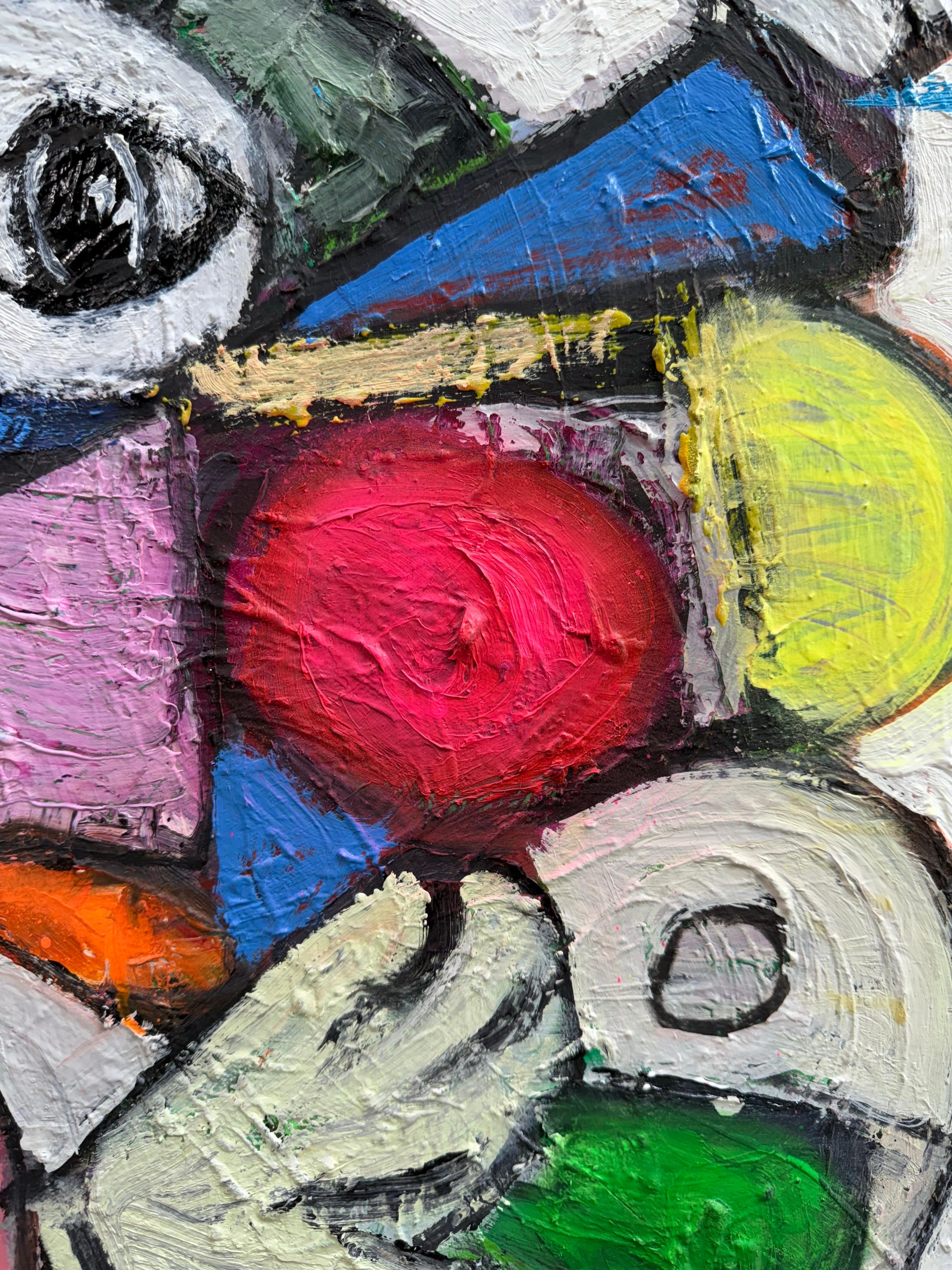 Pittura a tecnica mista intitolata 