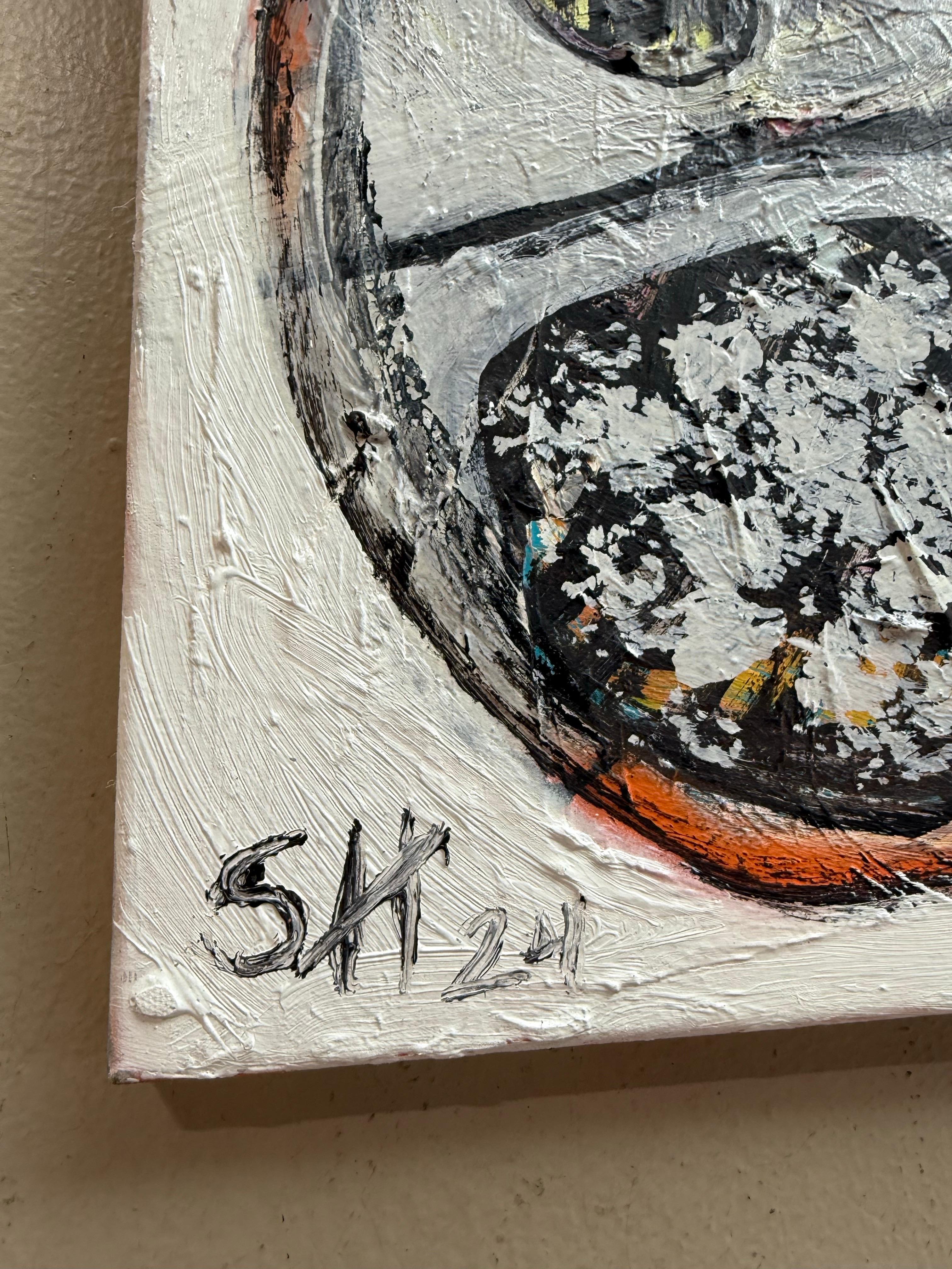 Pittura a tecnica mista intitolata 