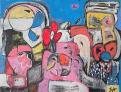 Mixed Media Painting titled “Lumber of Hope” By Scott Harper 46 x 60