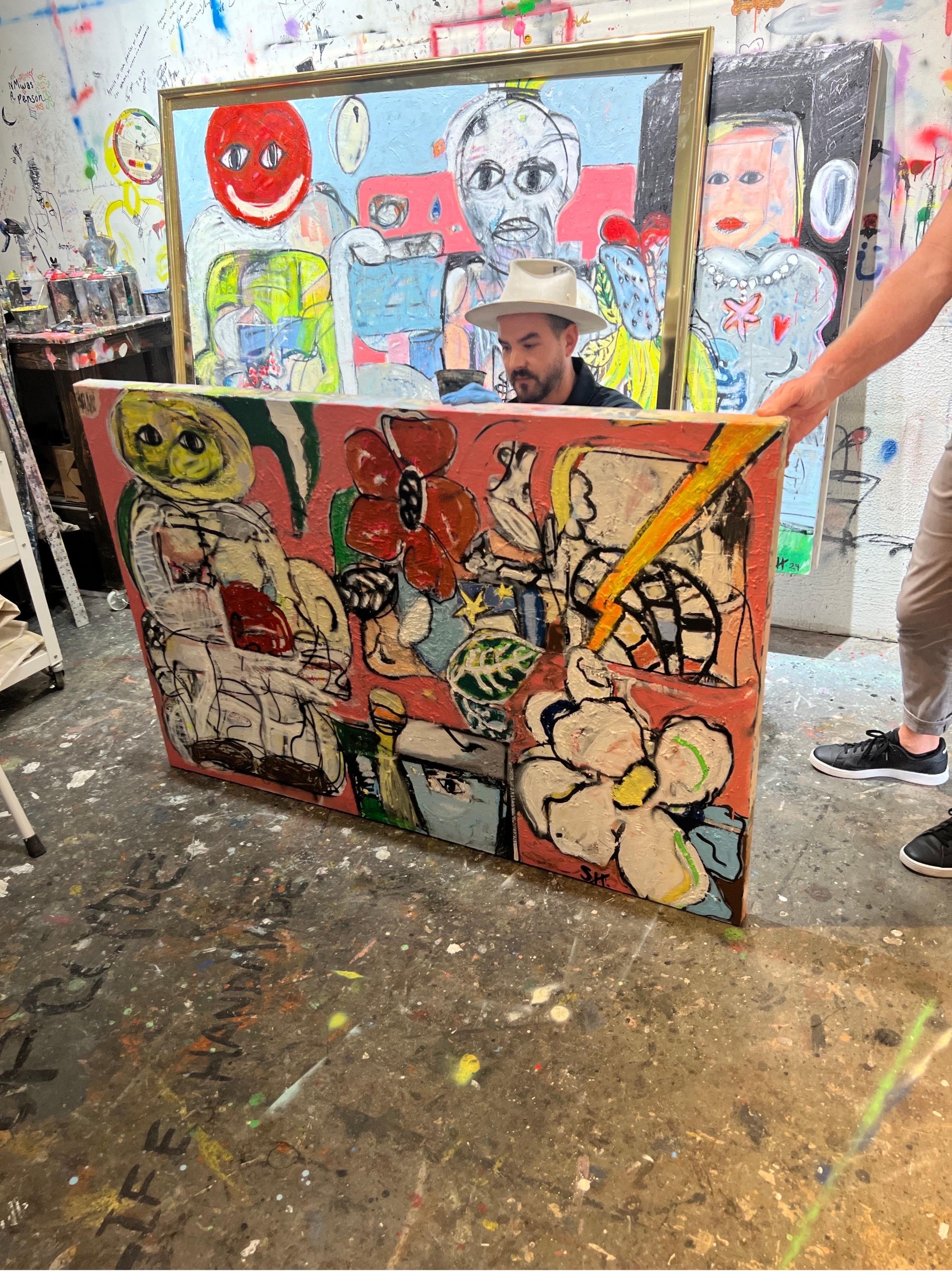 Mixed Media Painting titled 